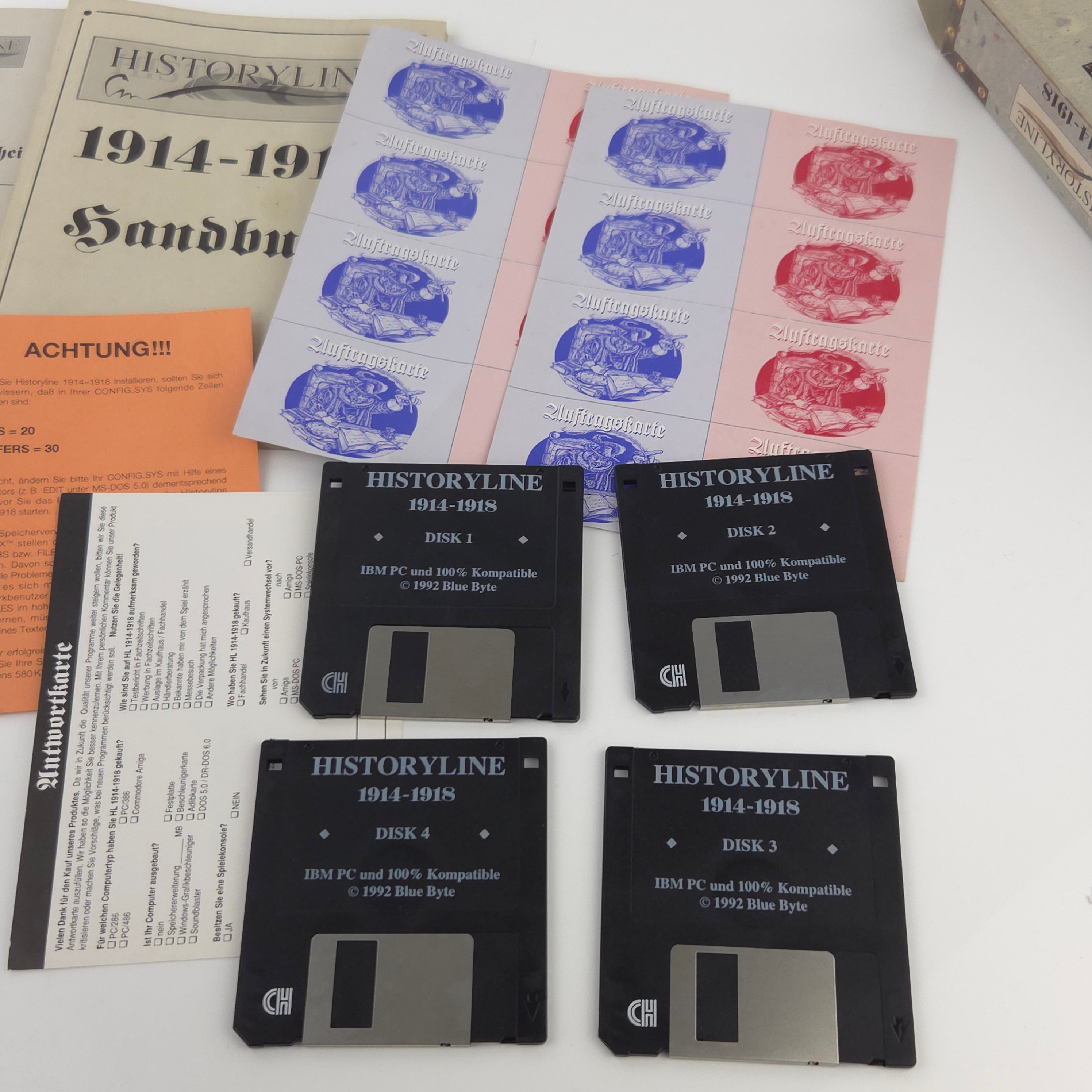 IBM PC Spiel Historyline 1914 1918 OVP