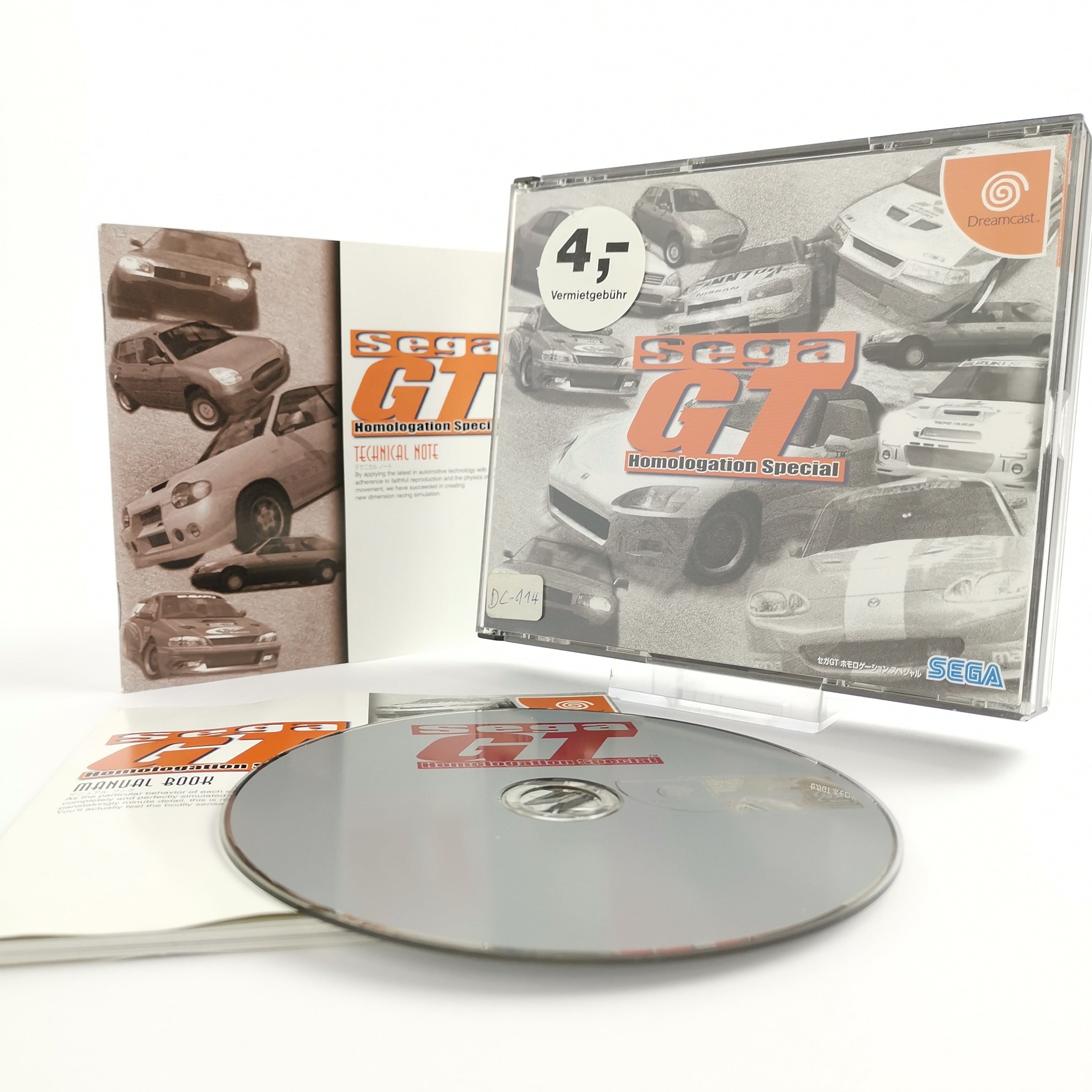 Sega Dreamcast Spiel – Sega GT Homologation Special (JAP OVP)