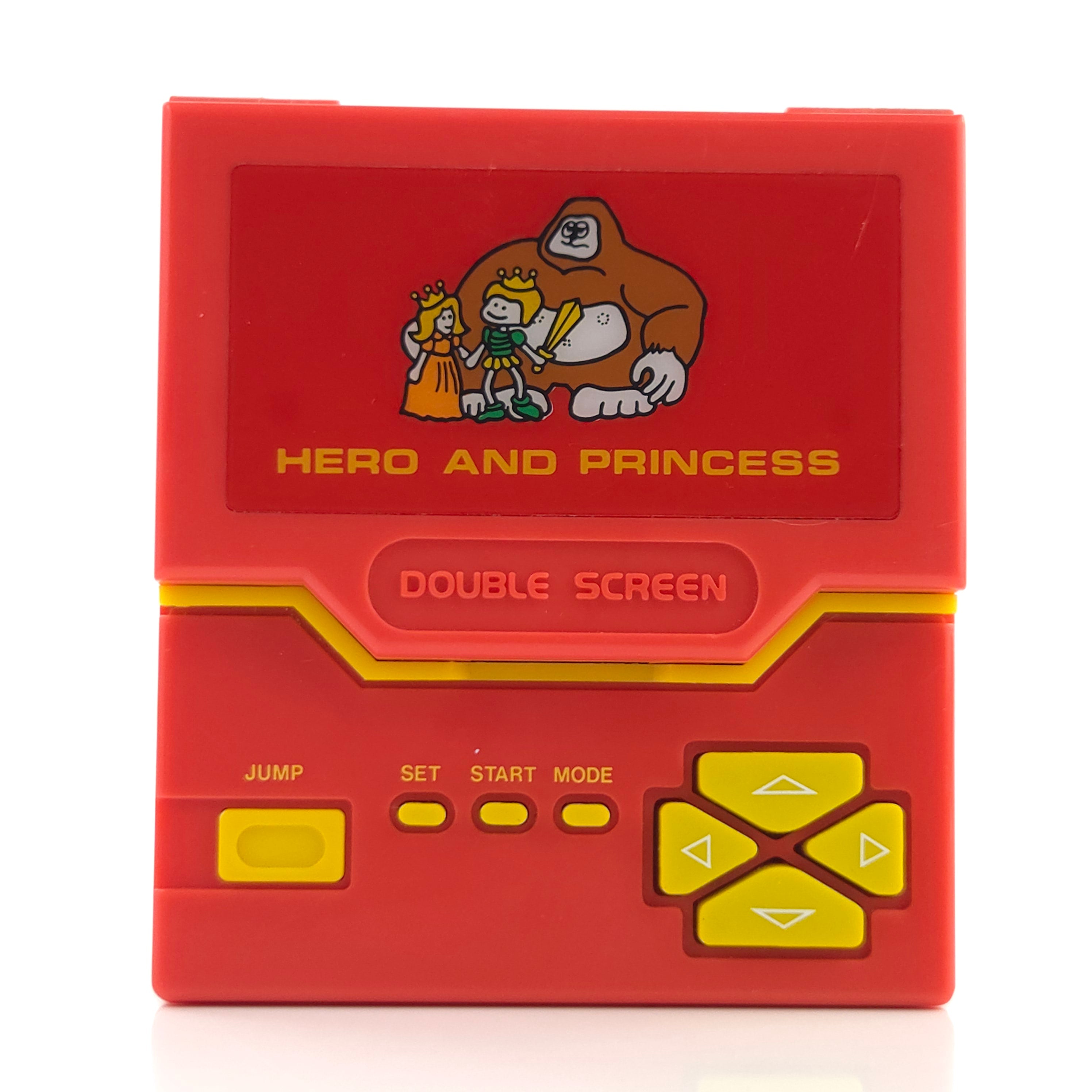 Retro Handheld Konsole Hero und Princess Doppelbildschirm