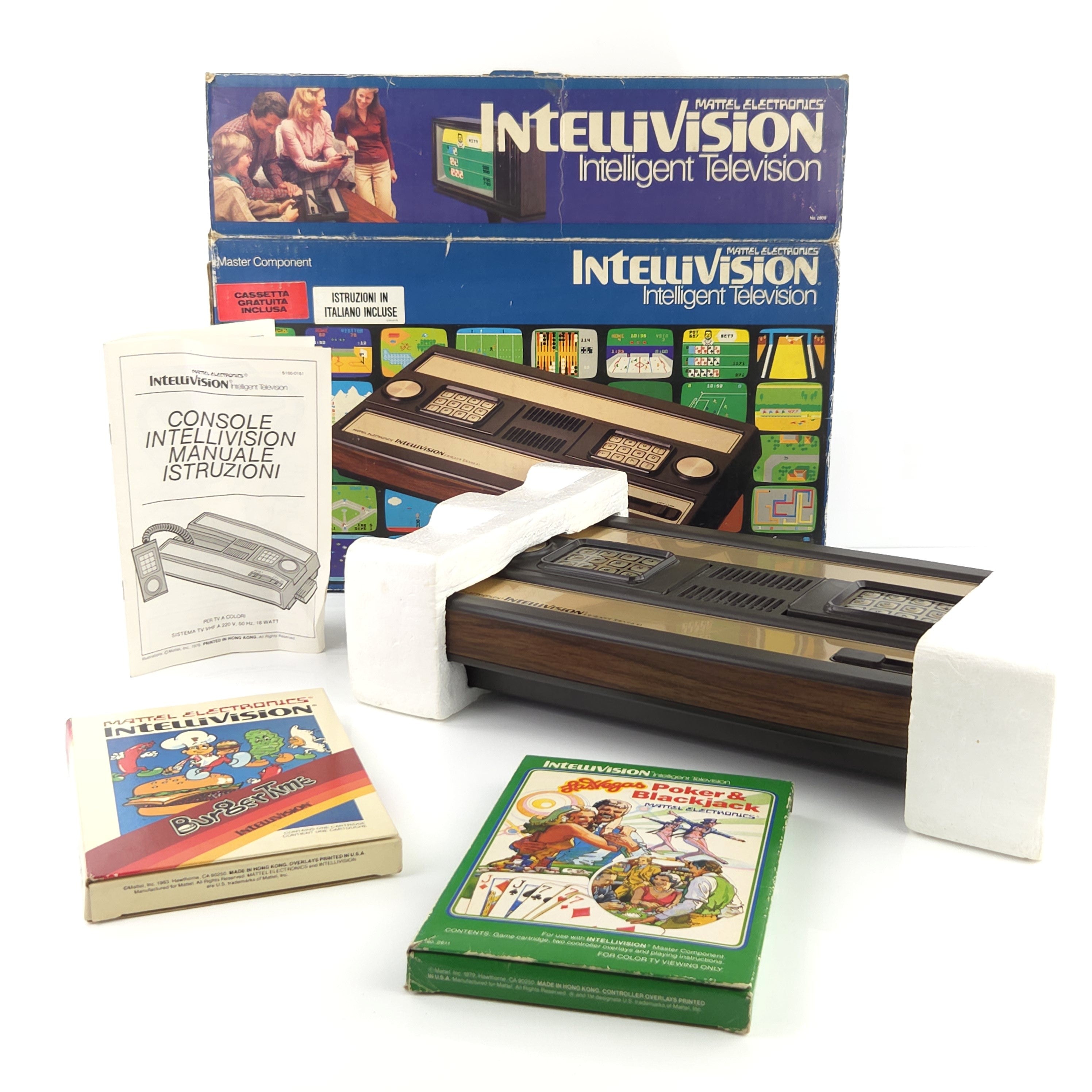 Intellivision Konsole OVP mit zwei Spielen