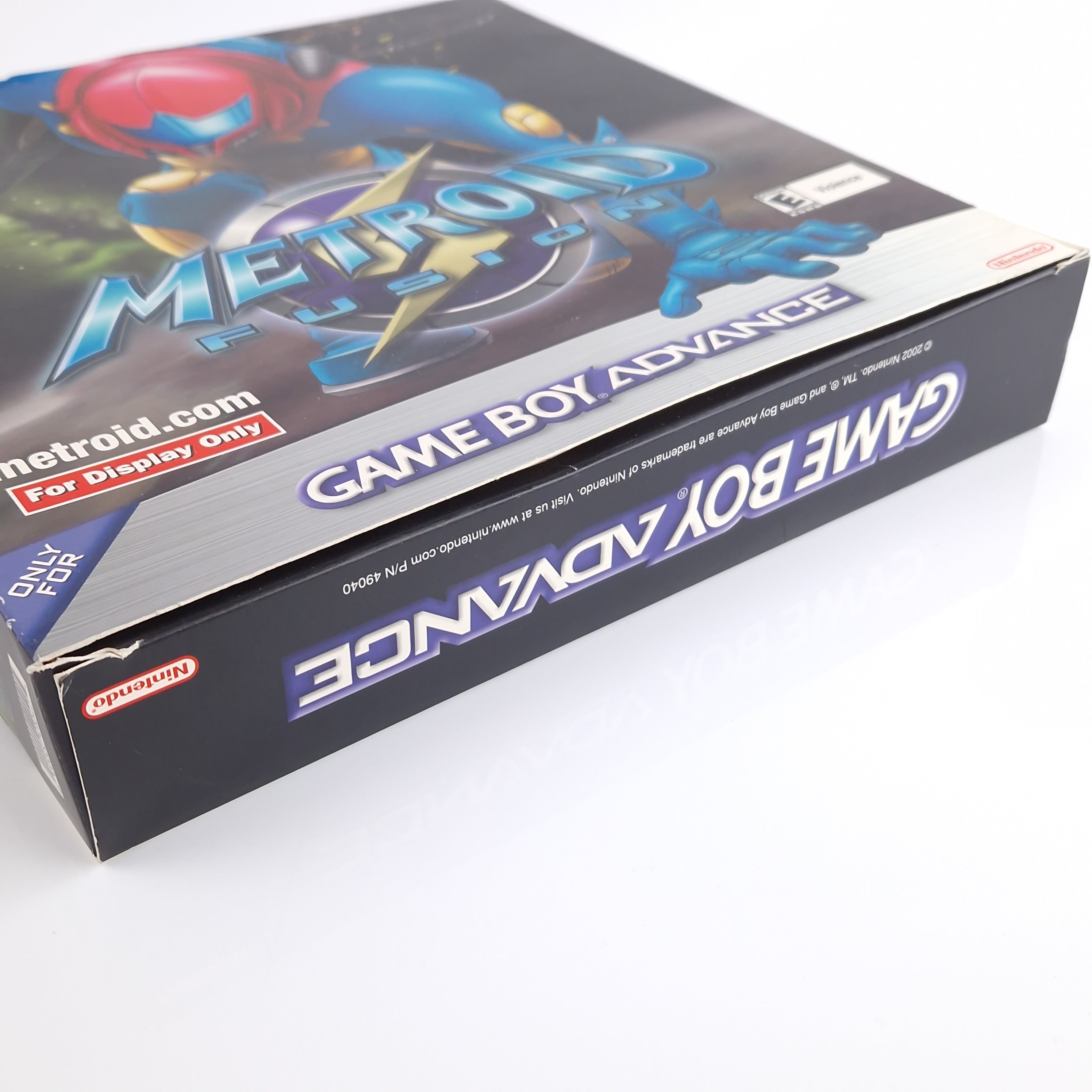 Gameboy Advance Promo Banner – Metroid Fusion Display Box
