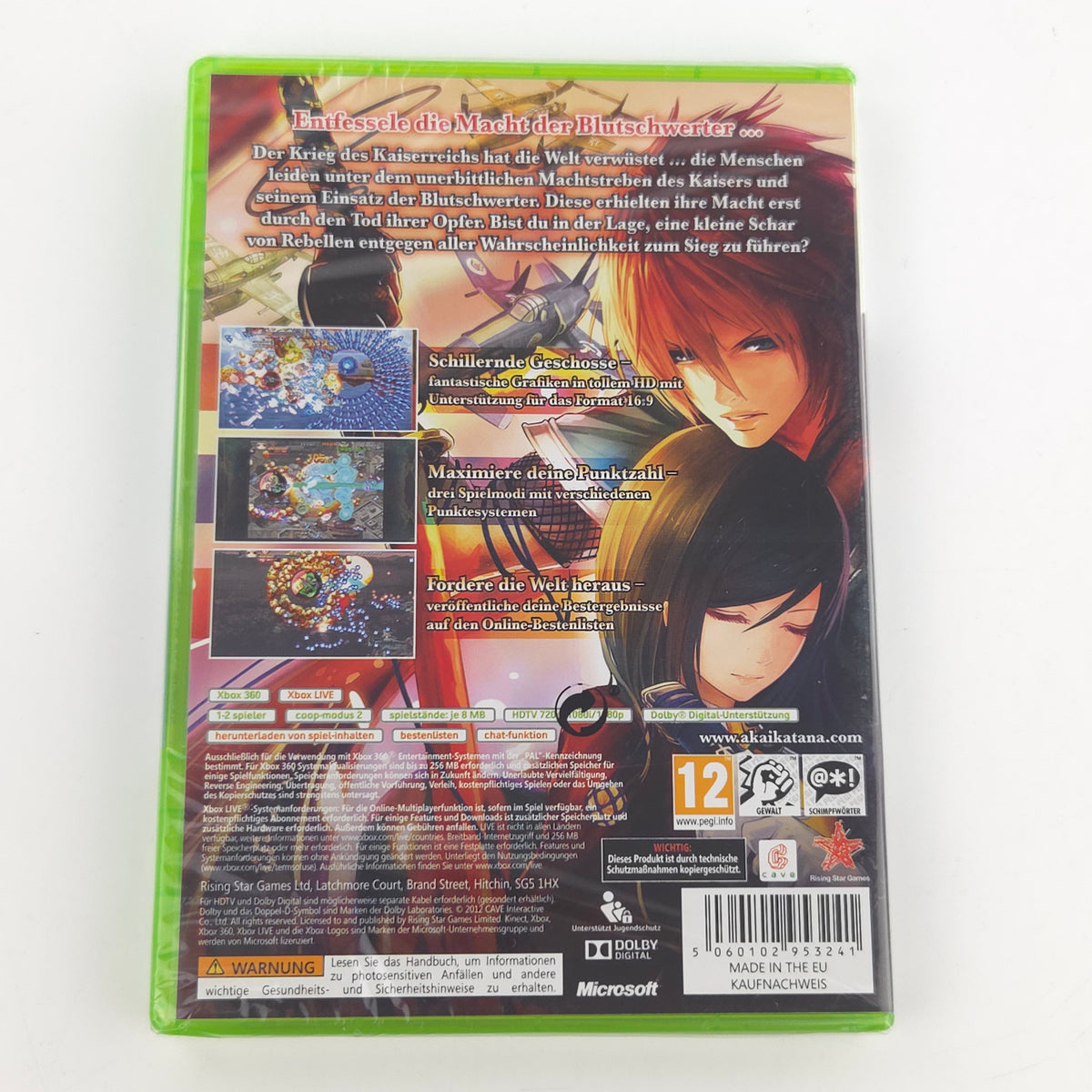 Xbox 360 Spiel Akai Katana NEU OVP
