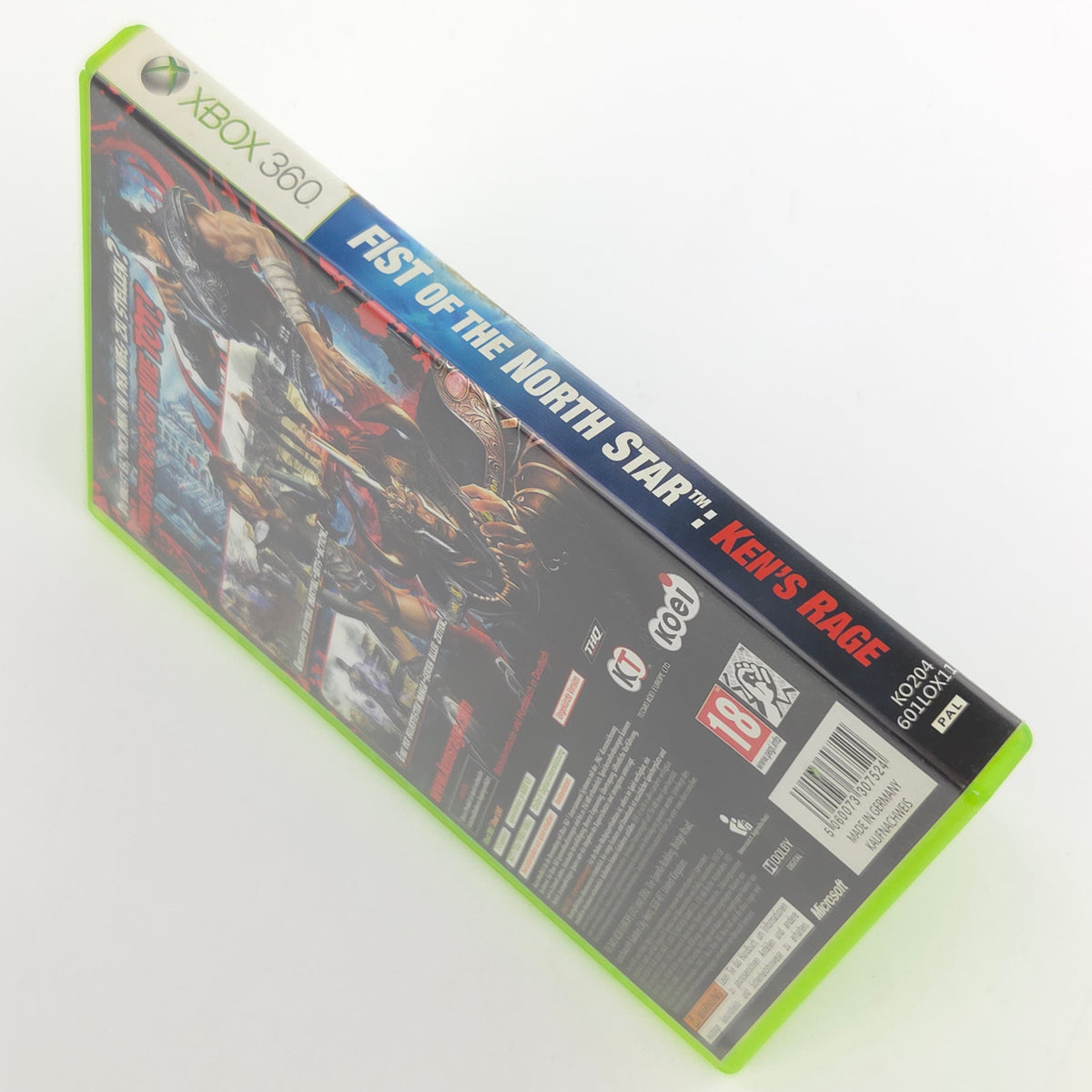 Xbox 360 Spiel Fist of the North Star USK18 OVP