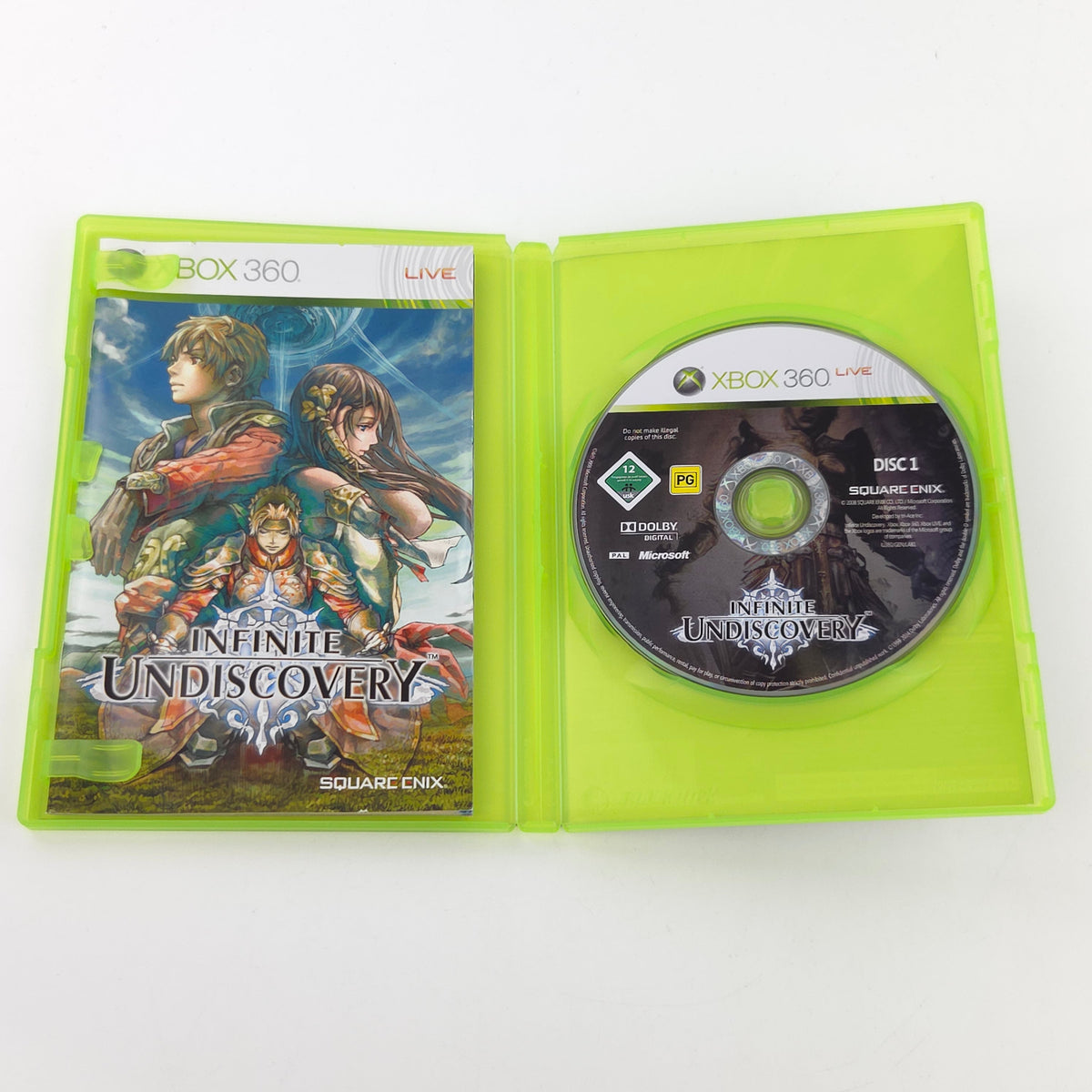 Xbox 360 Spiel Infinite Undiscovery OVP PAL