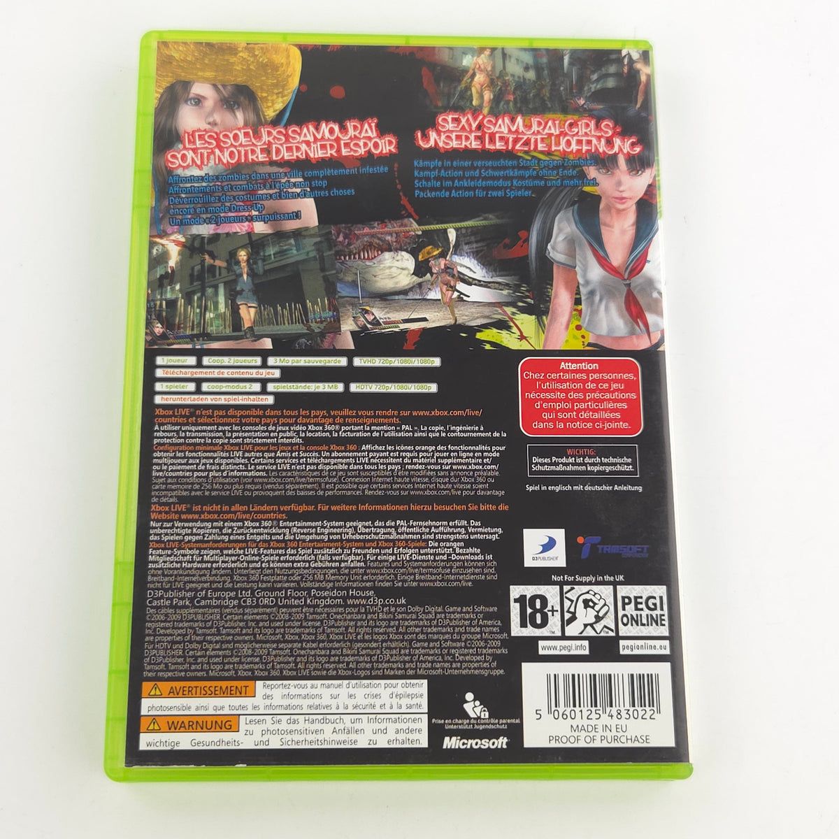 Xbox 360 Spiel Onechanbara Bikini Samurai Squad OVP