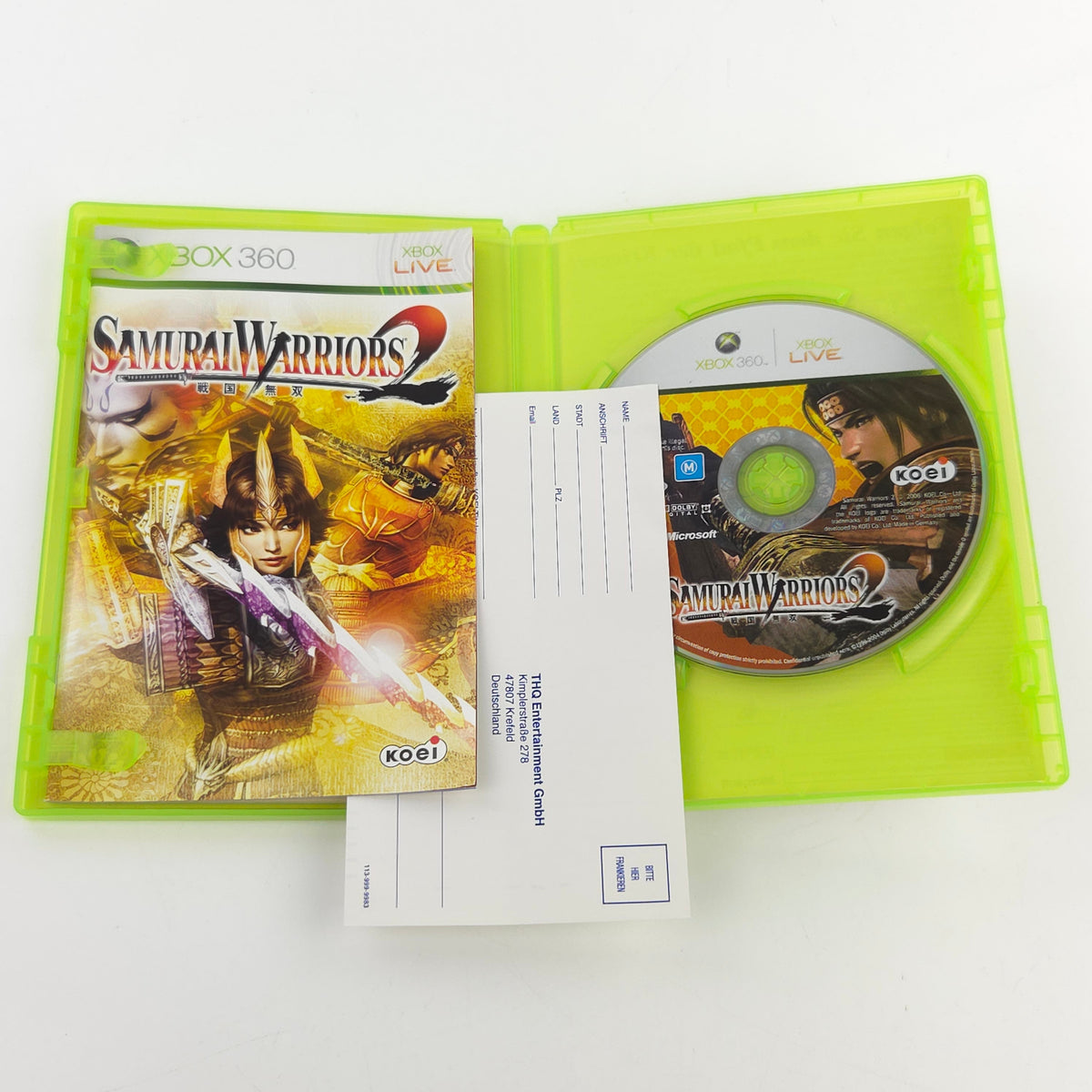 Xbox 360 Spiel Samurai Warriors 2 OVP PAL