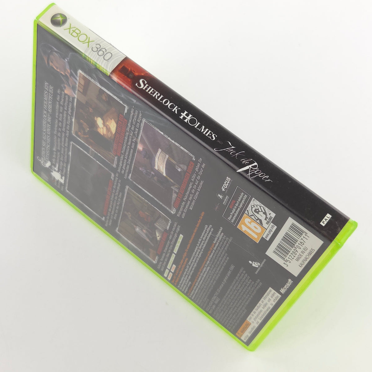Xbox 360 Spiel Sherlock Holmes jagt Jack the Ripper