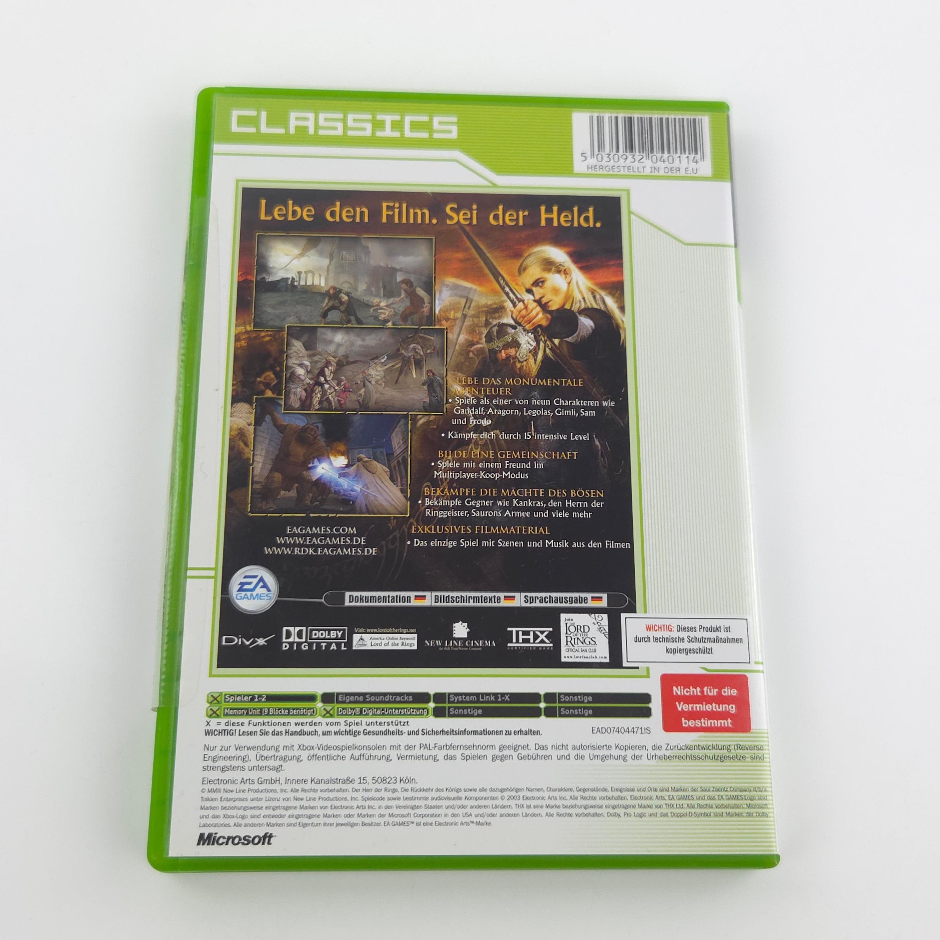 Xbox Classic Spiel – Der Herr der Ringe Bundle (PAL)