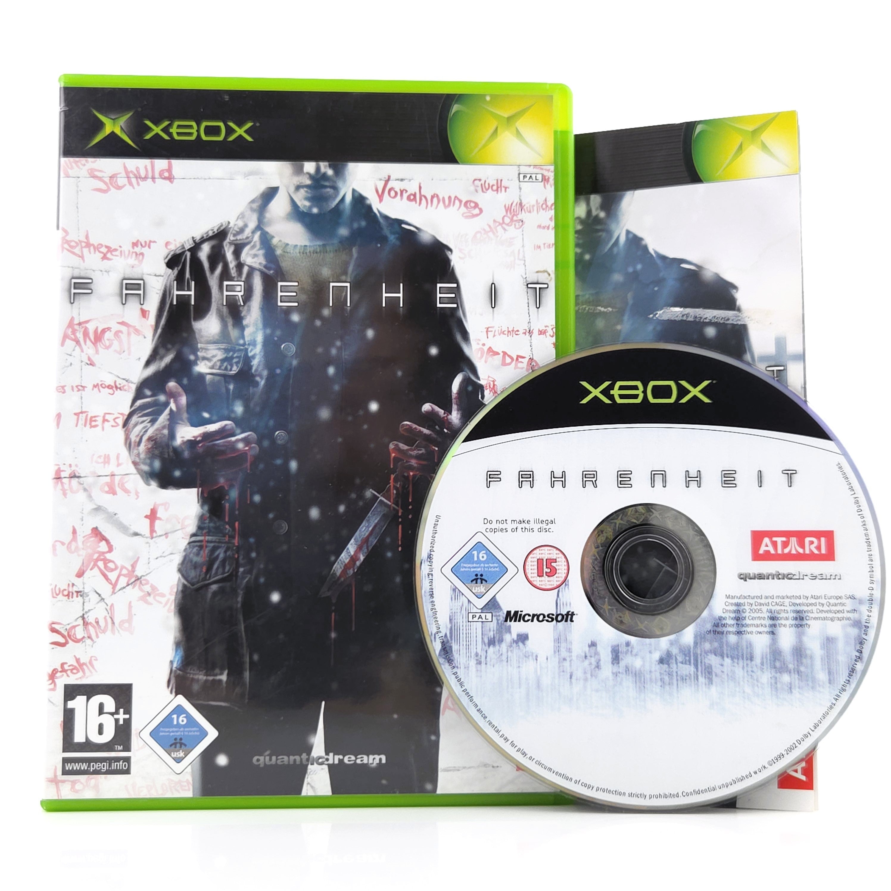 Xbox Classic Spiel – Fahrenheit (DEUTSCH PAL OVP)