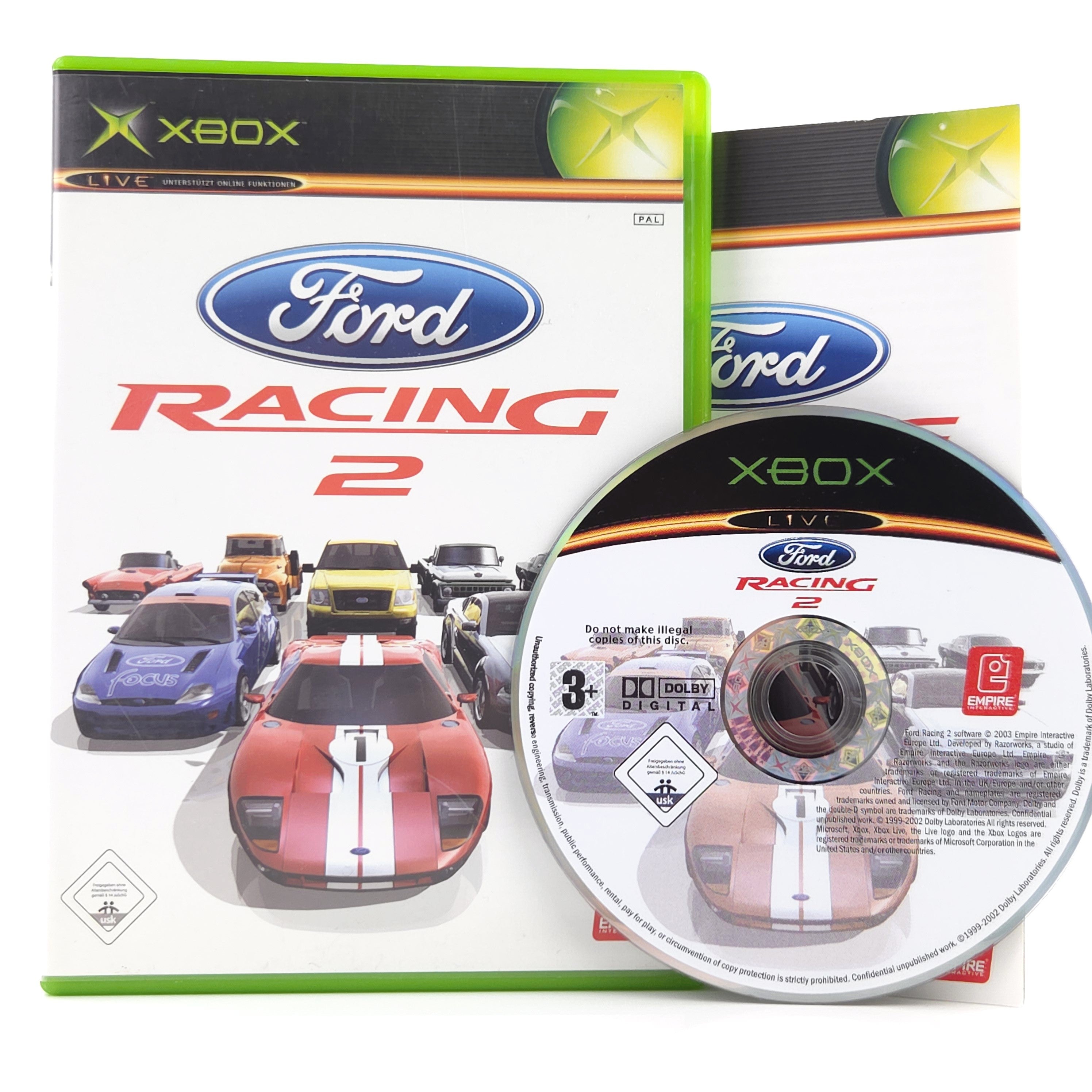 Xbox Classic Spiel – Ford Racing 2 (OVP PAL)