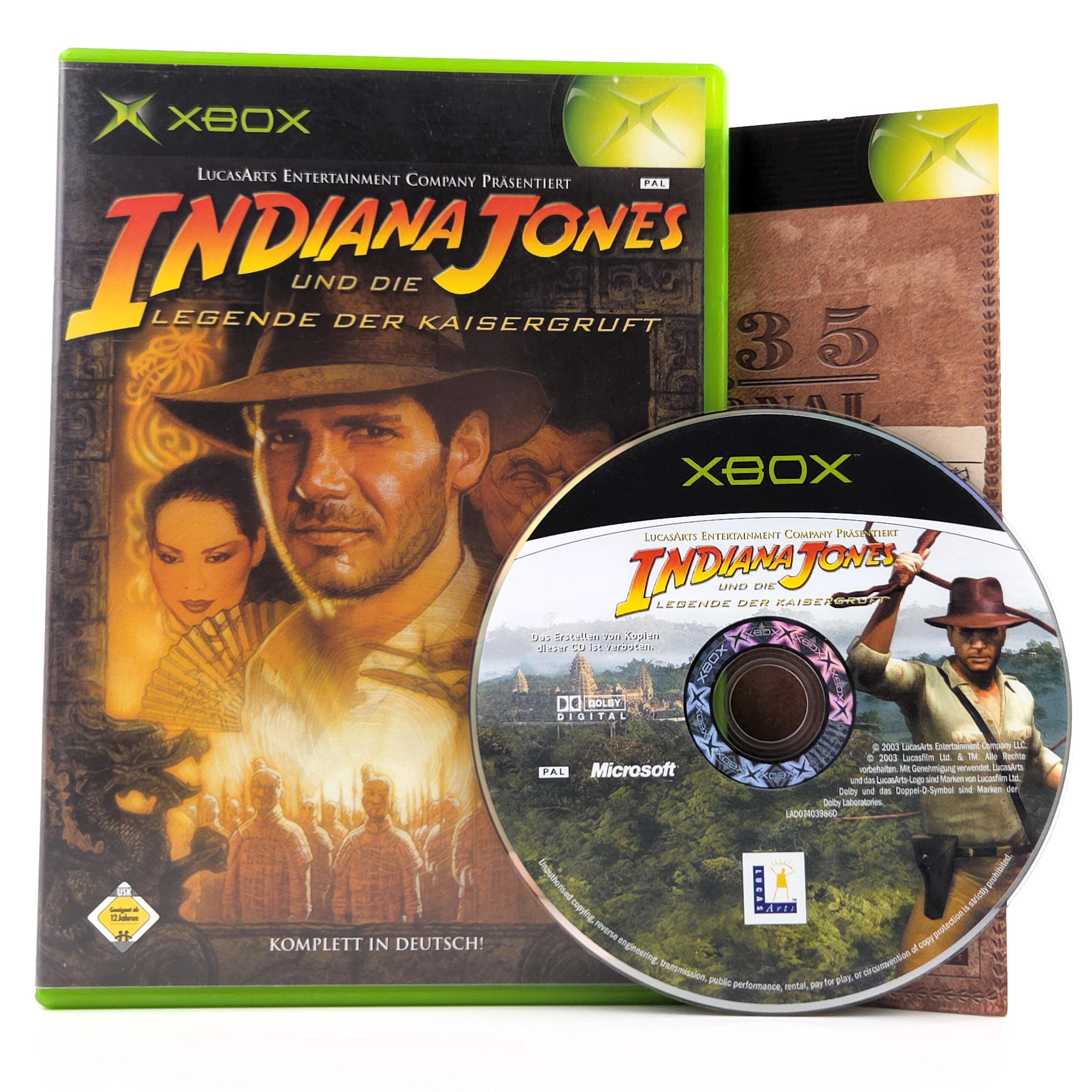 Xbox Classic Spiel – Indiana Jones Kaisergruft (PAL)