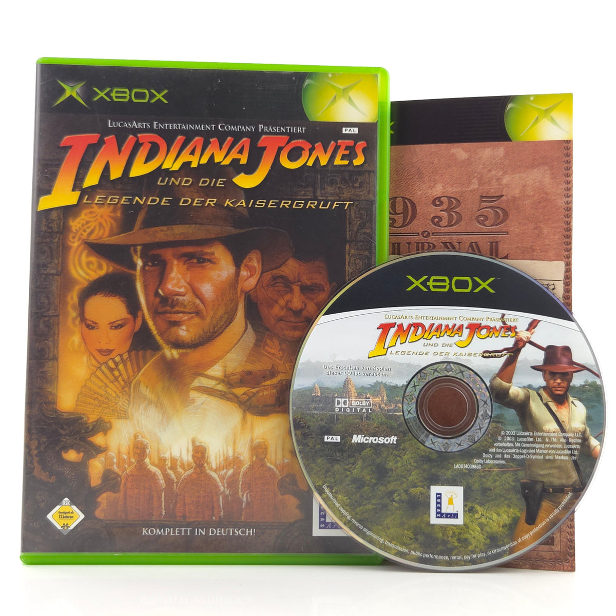 Xbox Spiel Indiana Jones Kaisergruft OVP DE