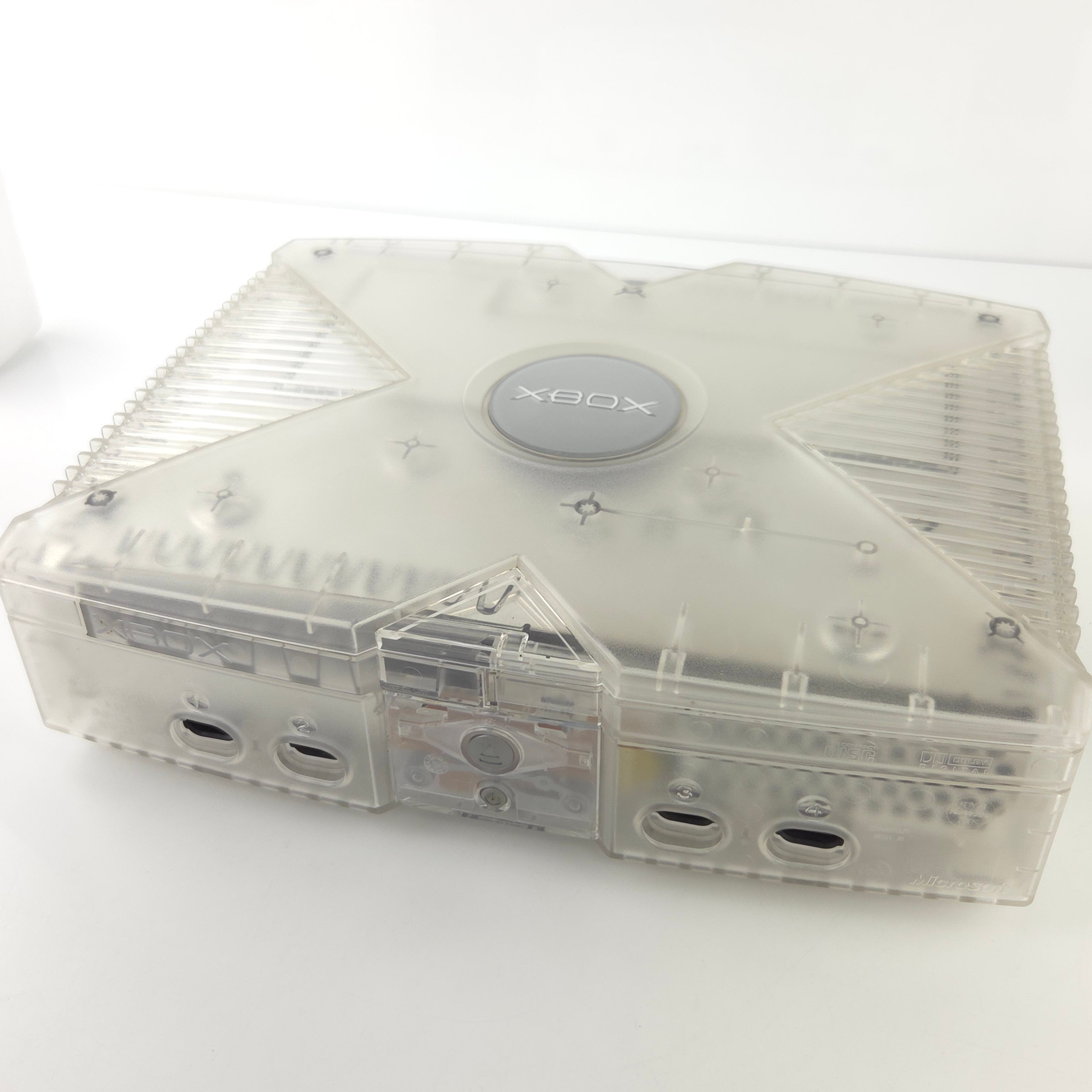 Xbox Classic Konsole Crystal Edition OVP