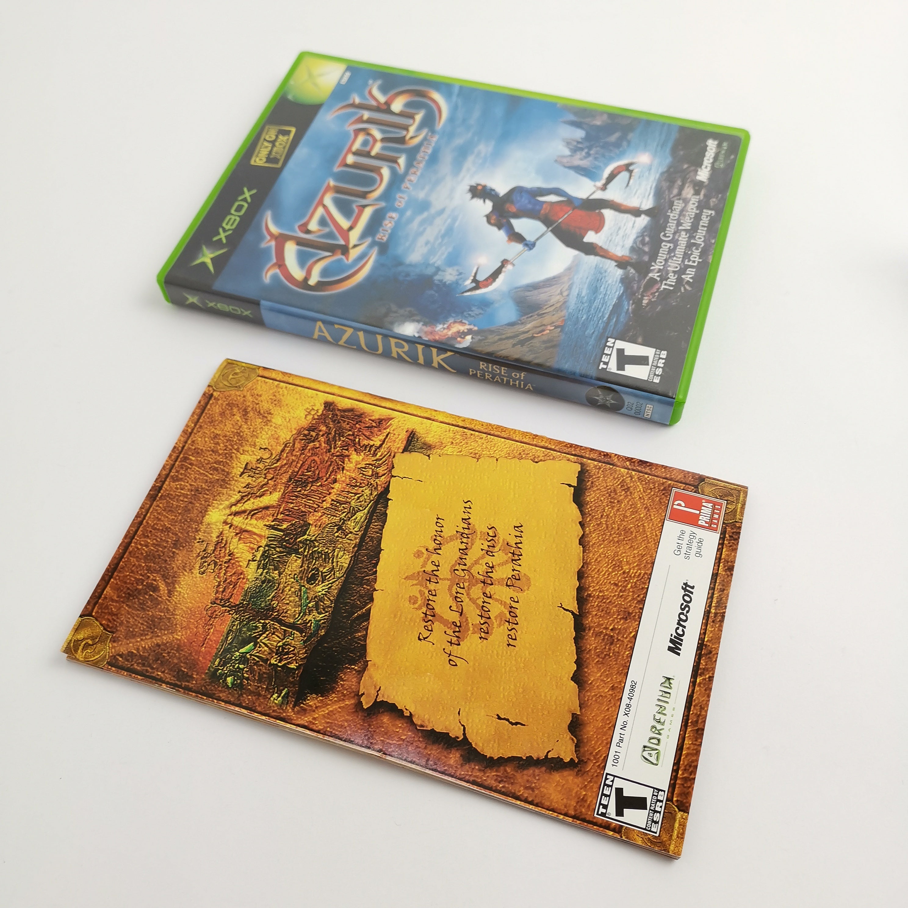 Xbox Classic Spiel – Azurik Rise of Perathia OVP NTSC USA