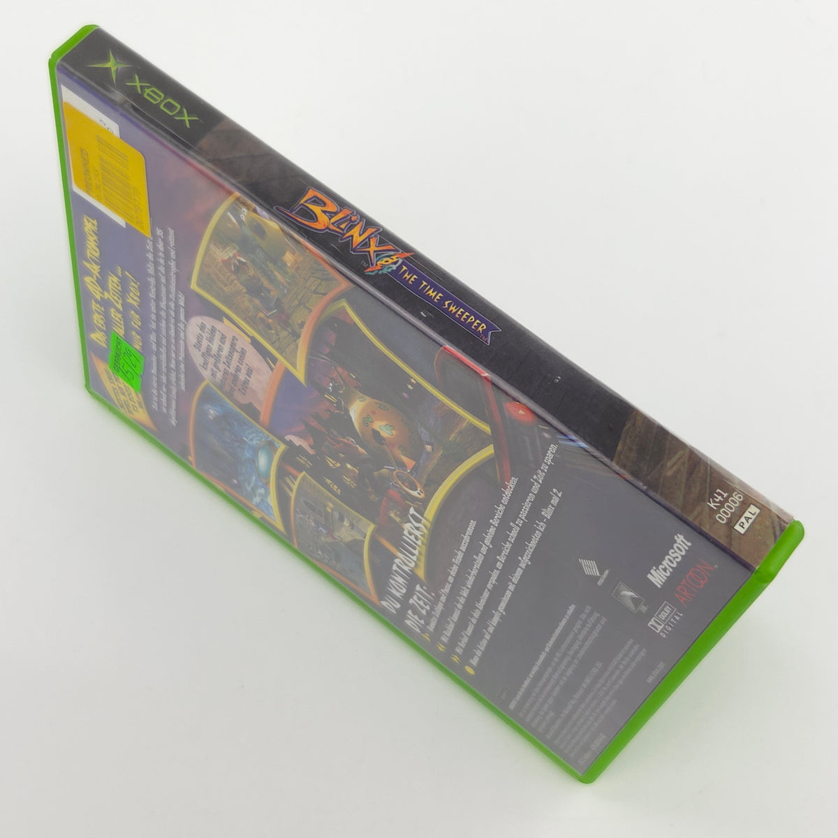 Microsoft Xbox Spiel Blinx The Time Sweeper OVP PAL
