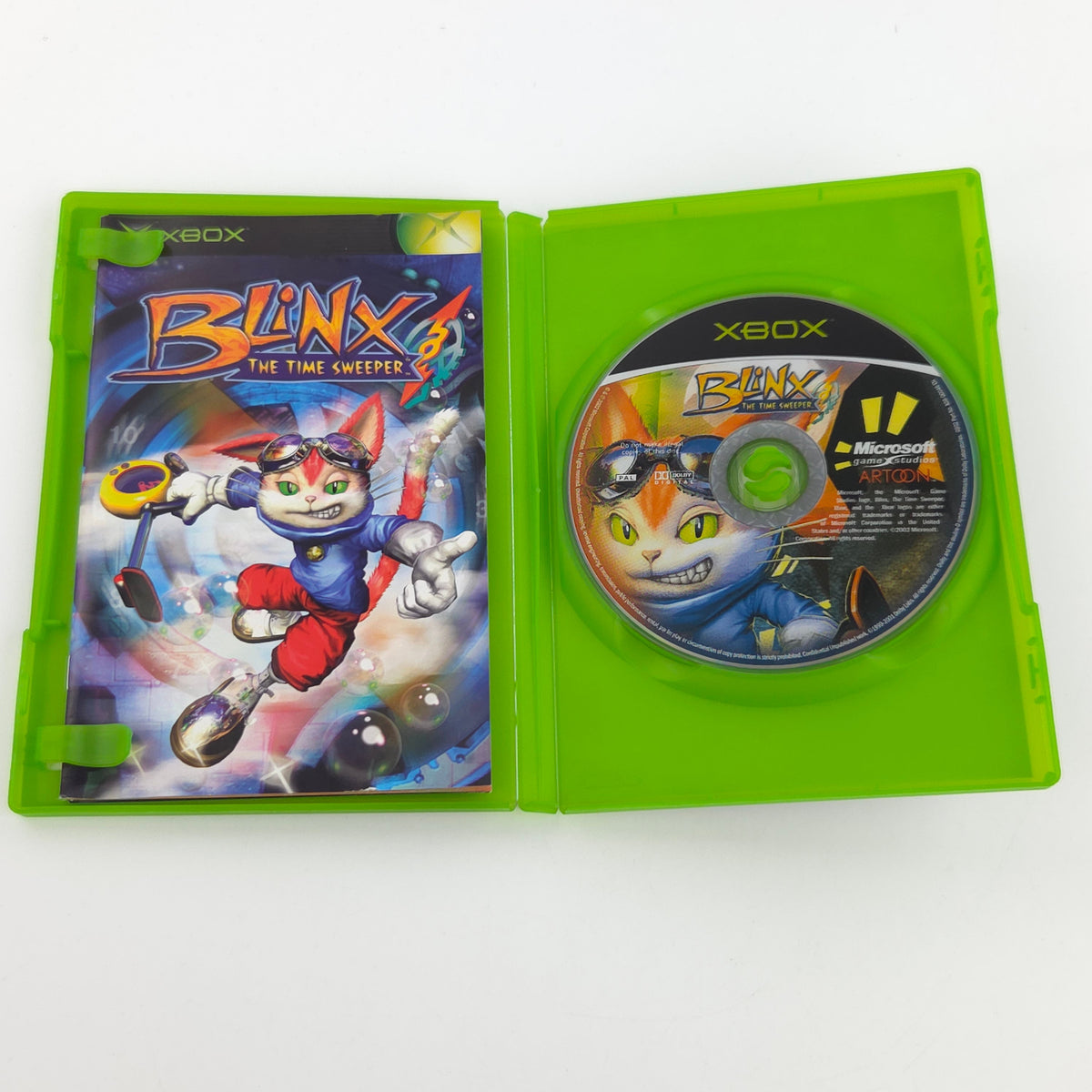 Microsoft Xbox Spiel Blinx The Time Sweeper OVP PAL