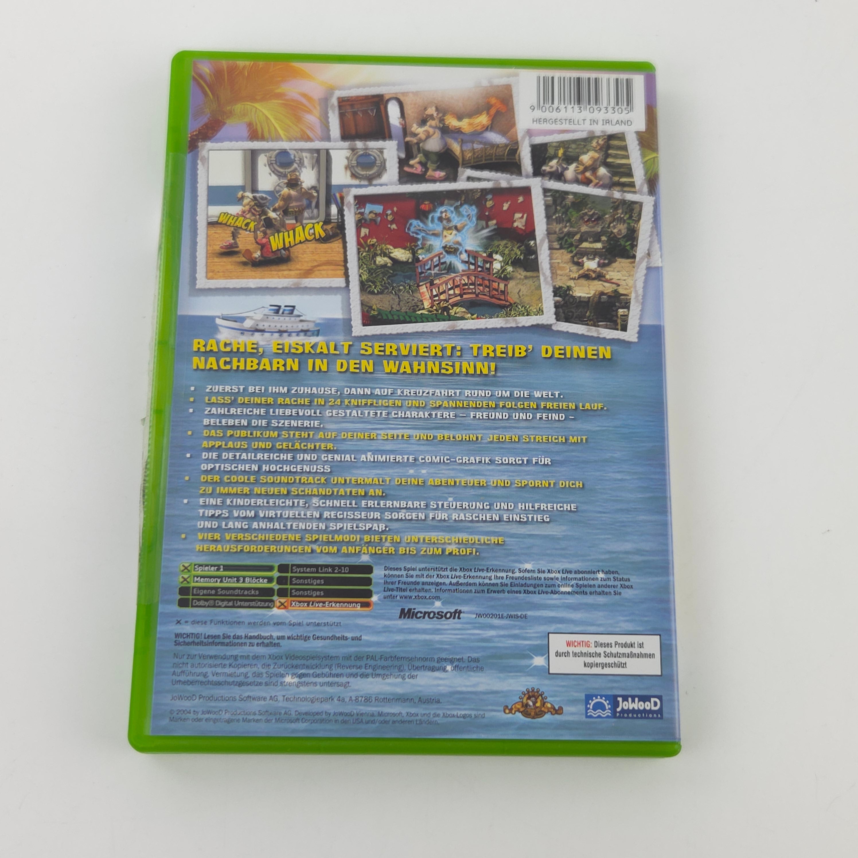 Xbox Spiel Böse Nachbarn OVP PAL
