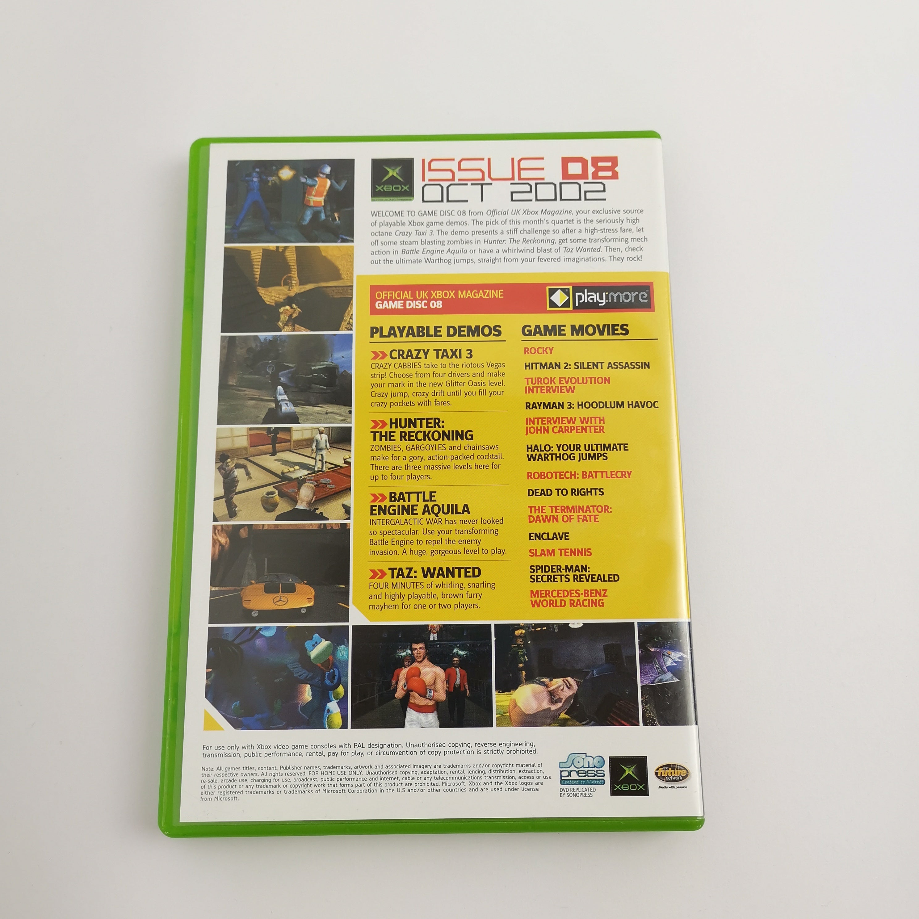 Microsoft Xbox Classic Spiel – Demo Issue 08 OVP PAL