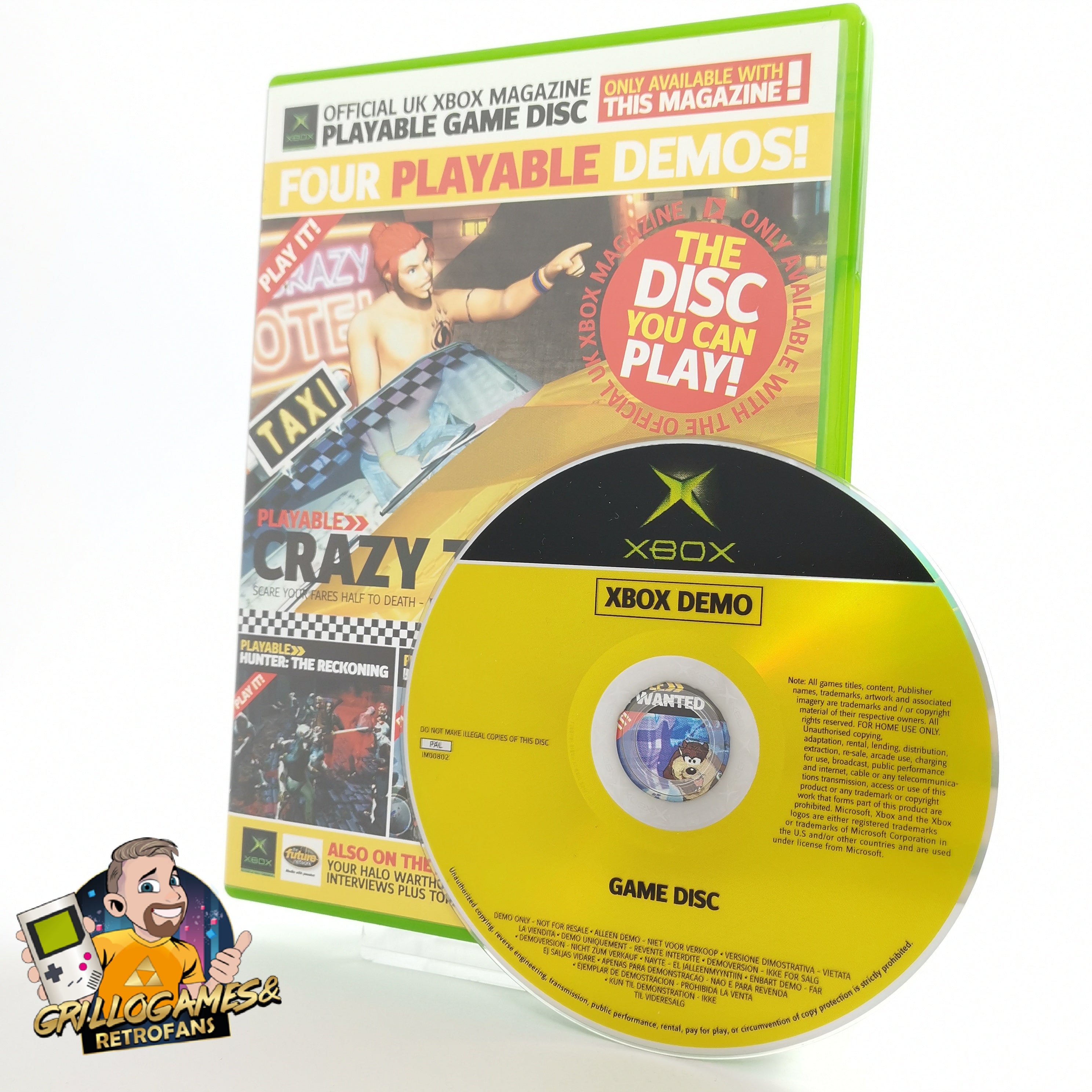 Microsoft Xbox Classic Spiel – Demo Issue 08 OVP PAL