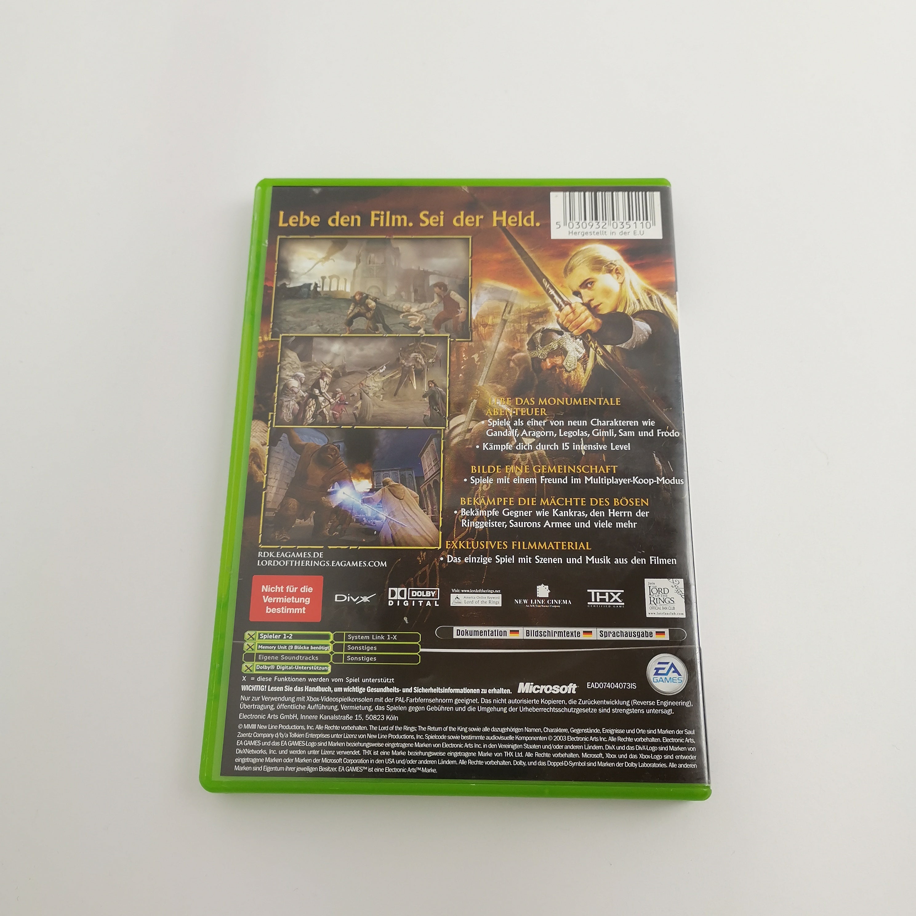 Microsoft Xbox Classic Spiel – Der Herr der Ringe OVP