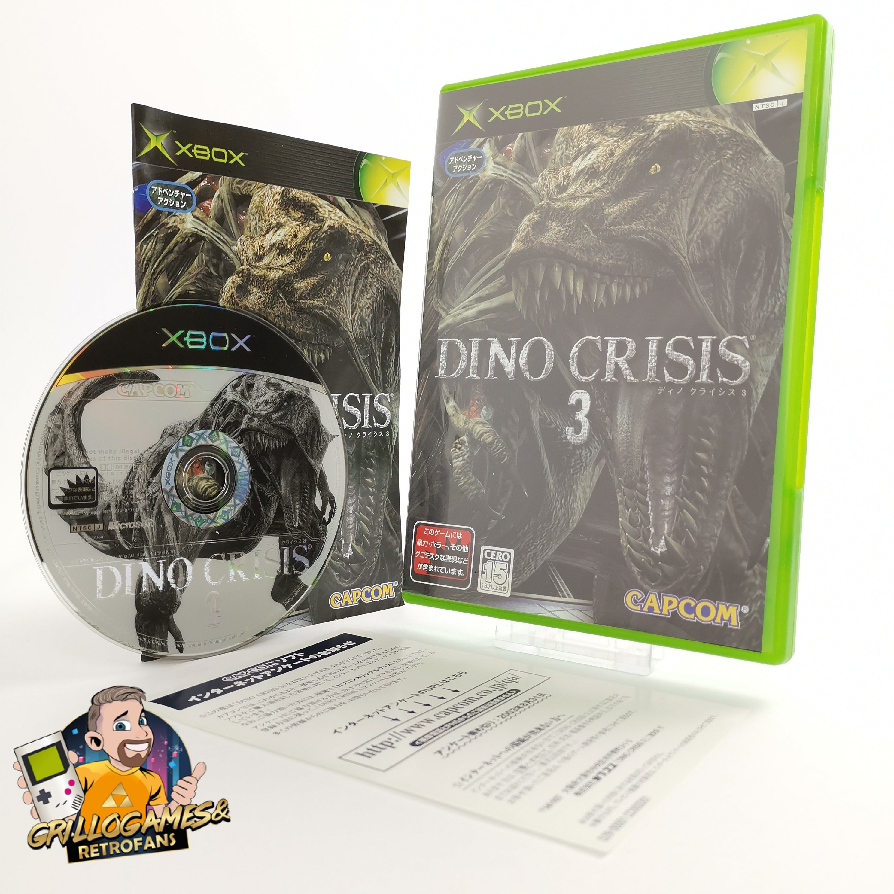 Microsoft Xbox Classic Spiel – Dino Crisis 3 NTSC-J OVP