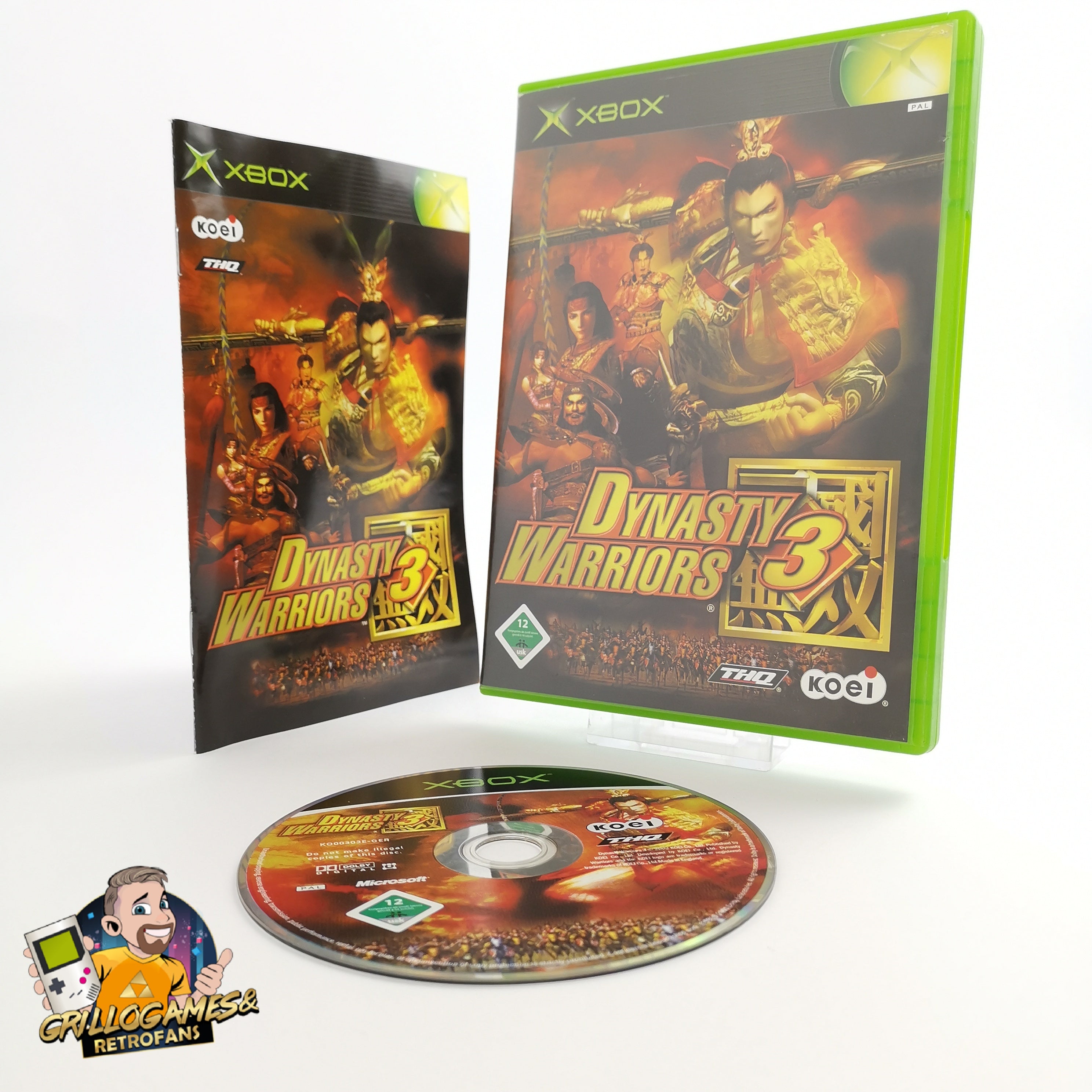 Microsoft Xbox Classic Spiel – Dynasty Warriors 3 OVP PAL