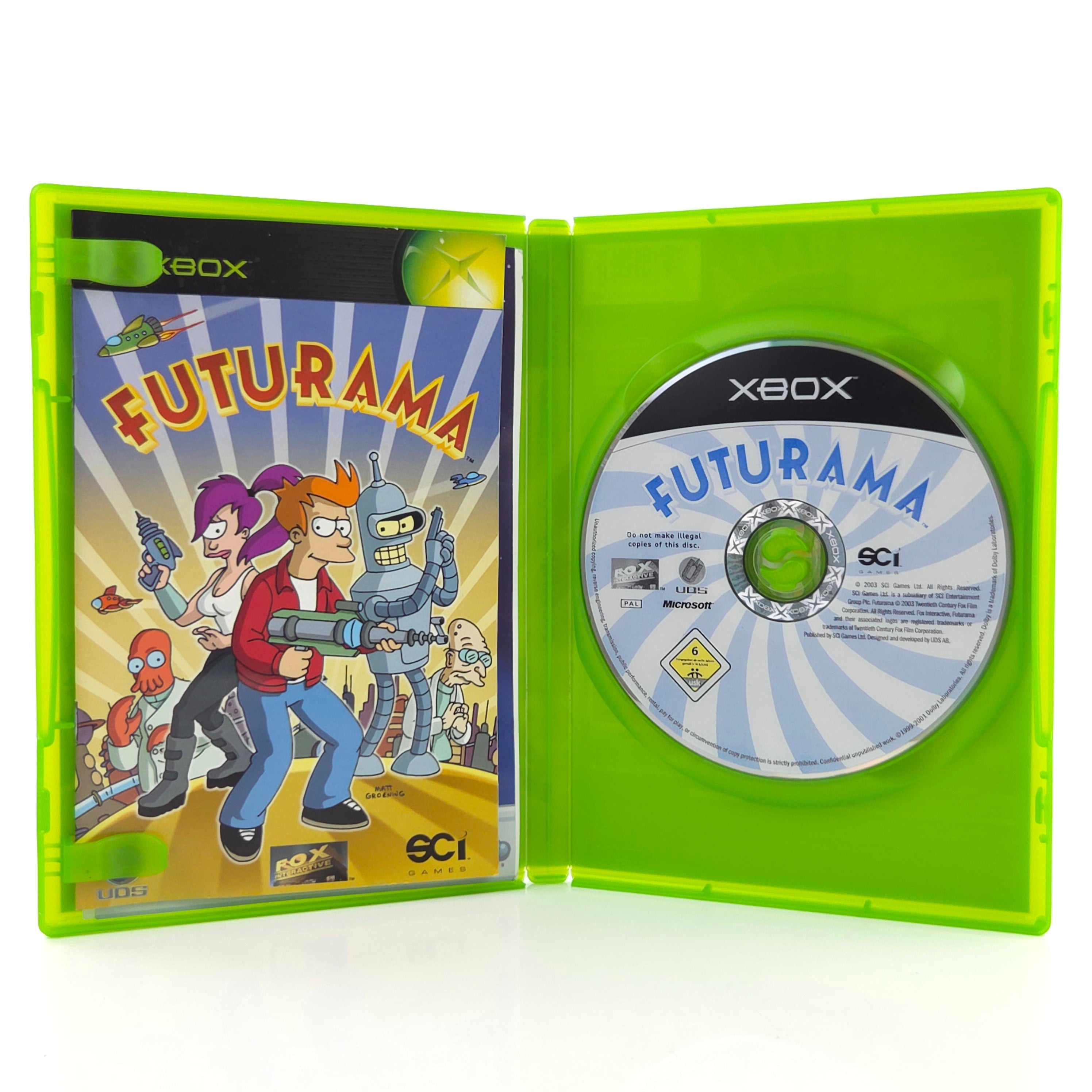 Xbox Spiel Futurama OVP CIB PAL