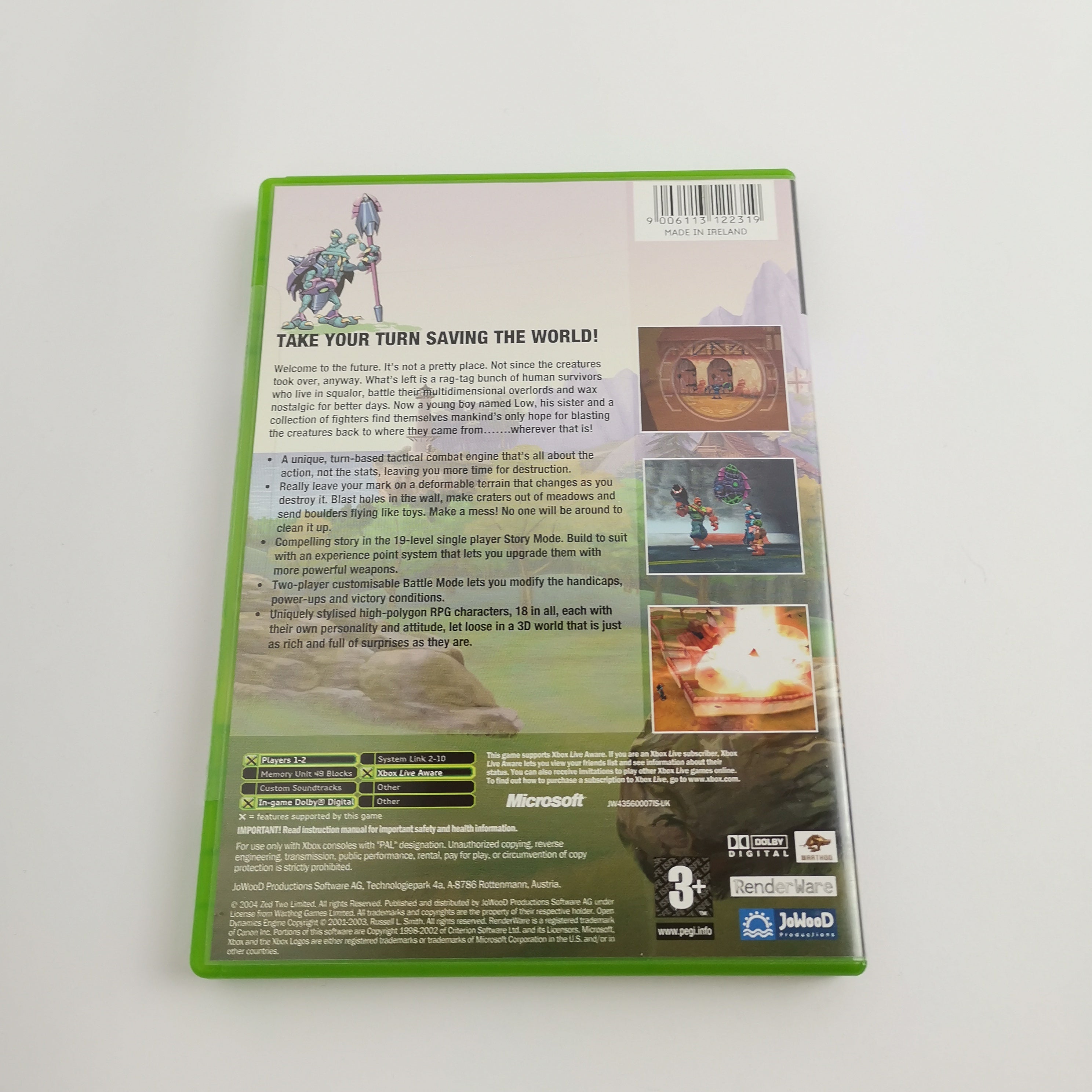 Microsoft Xbox Classic Spiel – Future Tactics PAL OVP