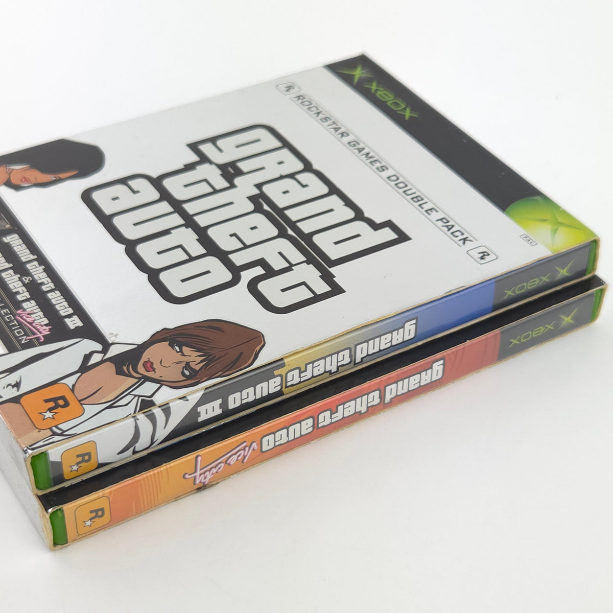 Xbox Classic Spiel Grand Theft Auto Double Pack OVP