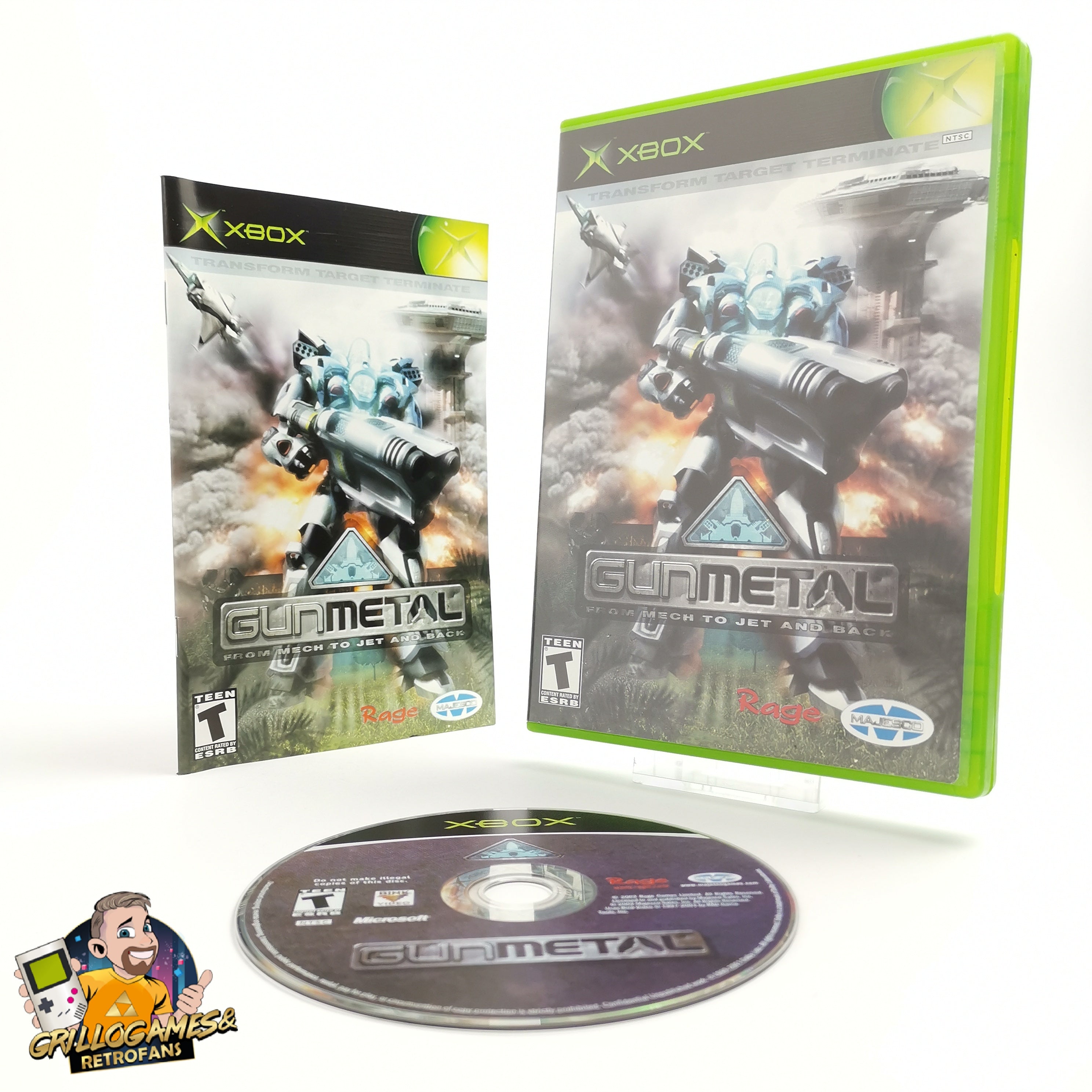 Microsoft Xbox Classic Spiel – Gun Metal (NTSC-U/C OVP)