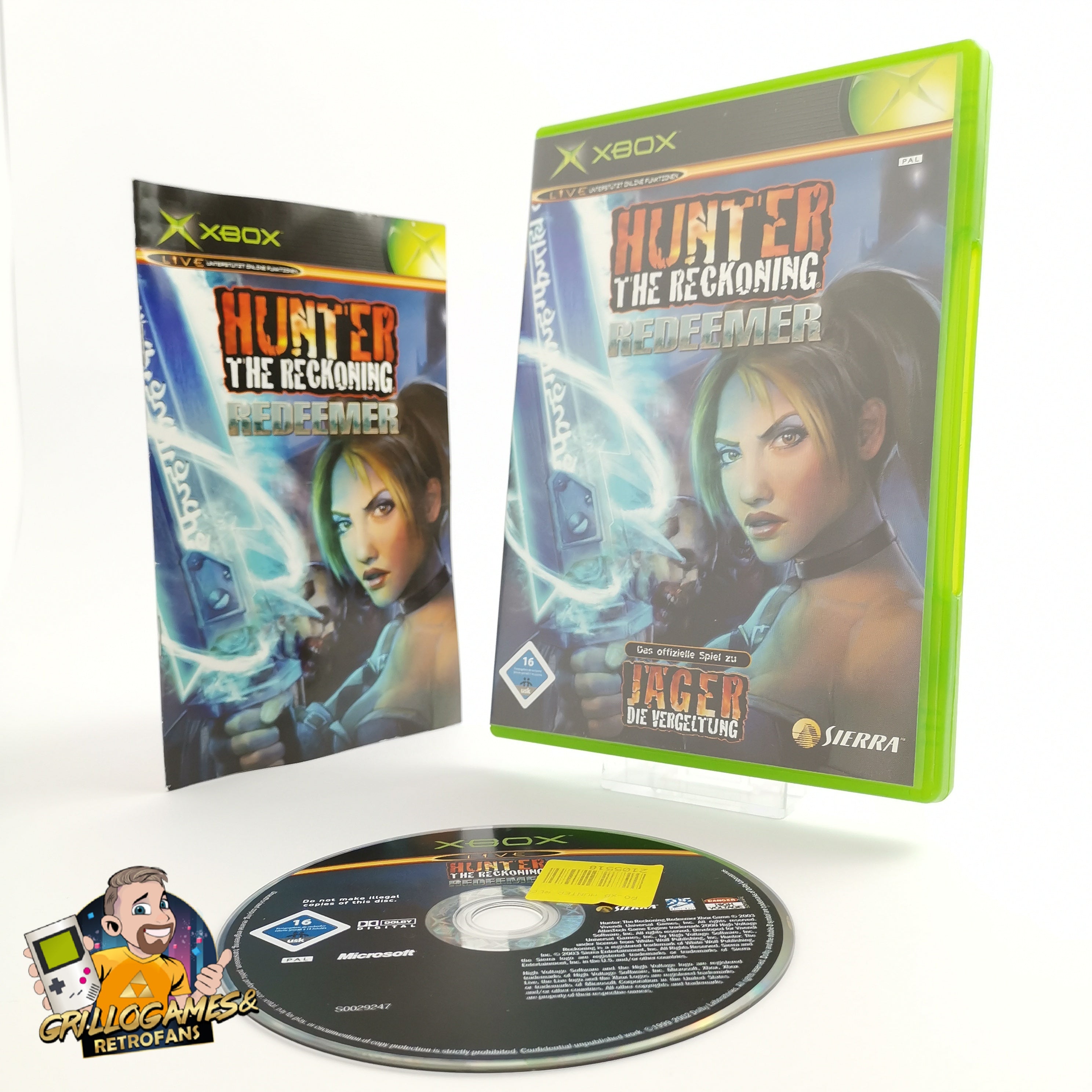Xbox Classic Spiel – Hunter The Reckoning Redeemer (OVP PAL)