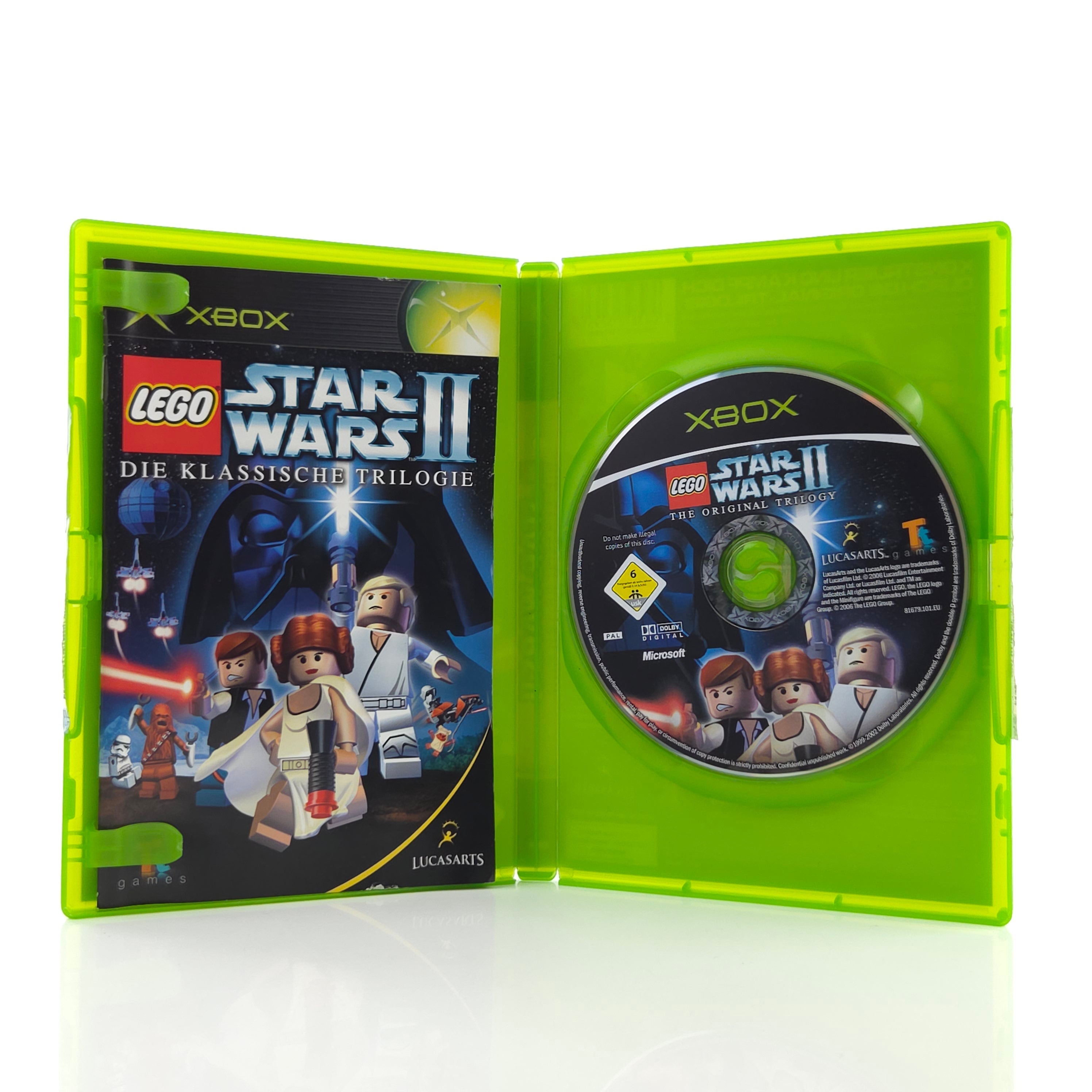 Xbox Spiel Lego Star Wars II Trilogie OVP