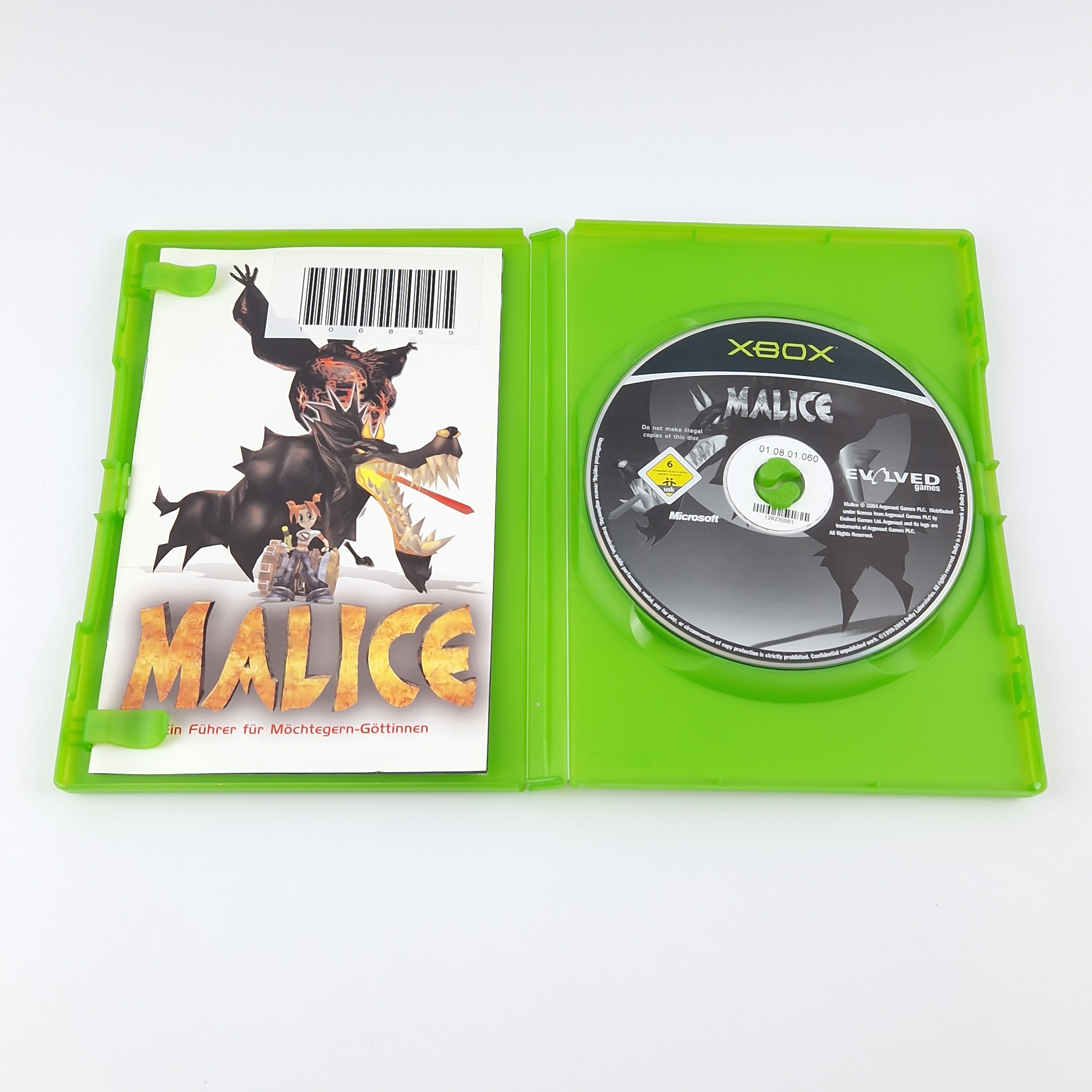 Microsoft Xbox Classic Spiel: Malice - OVP Anleitung CD | deutsche PAL Version