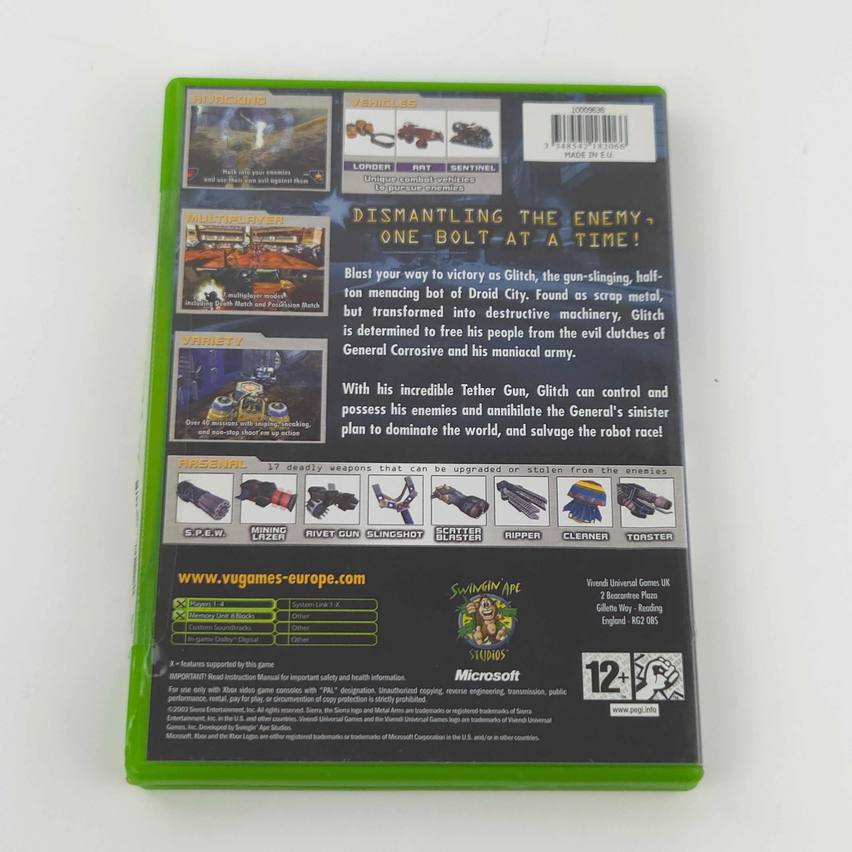 Xbox Classic Spiel Metal Arms OVP