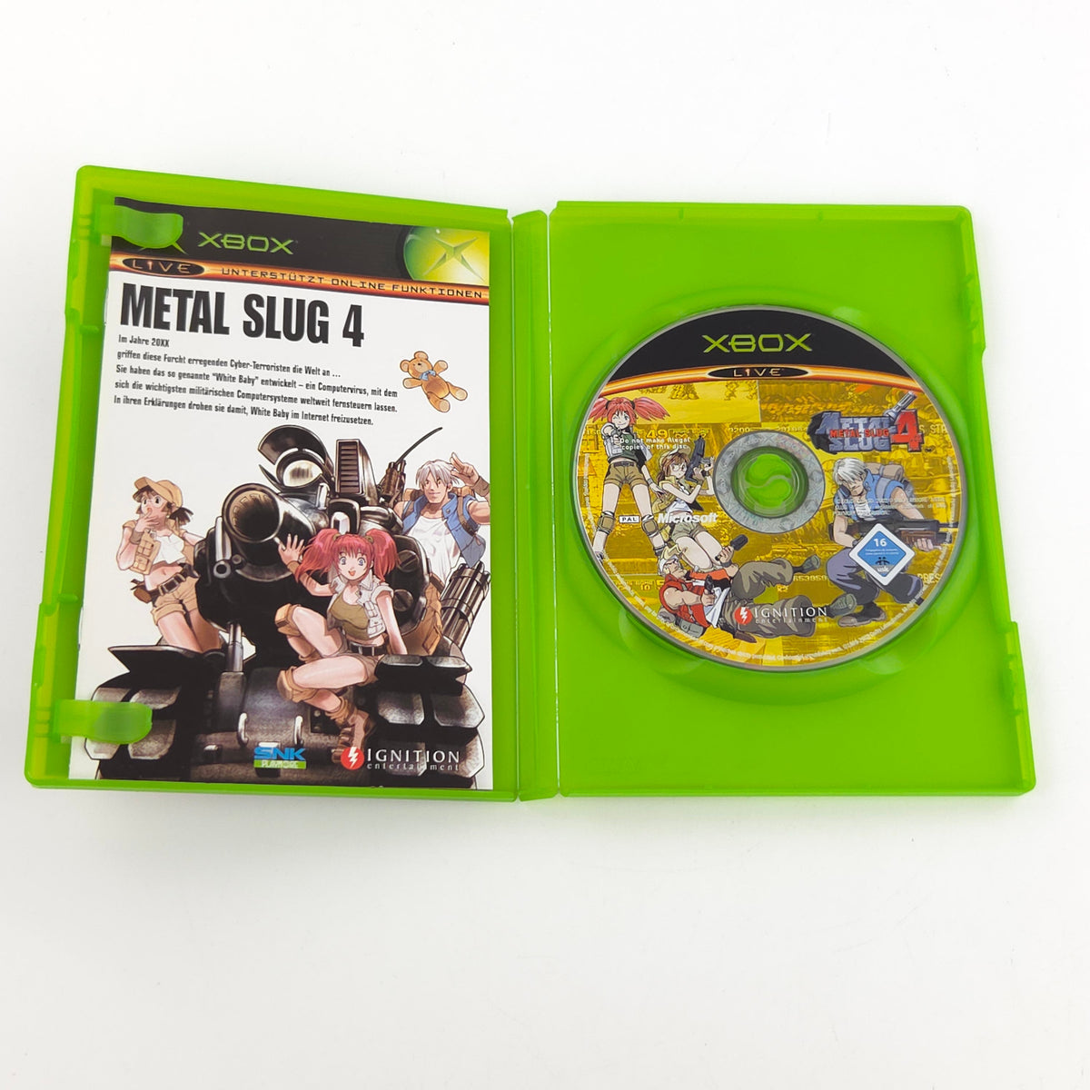 Xbox Spiel Metal Slug 4 OVP