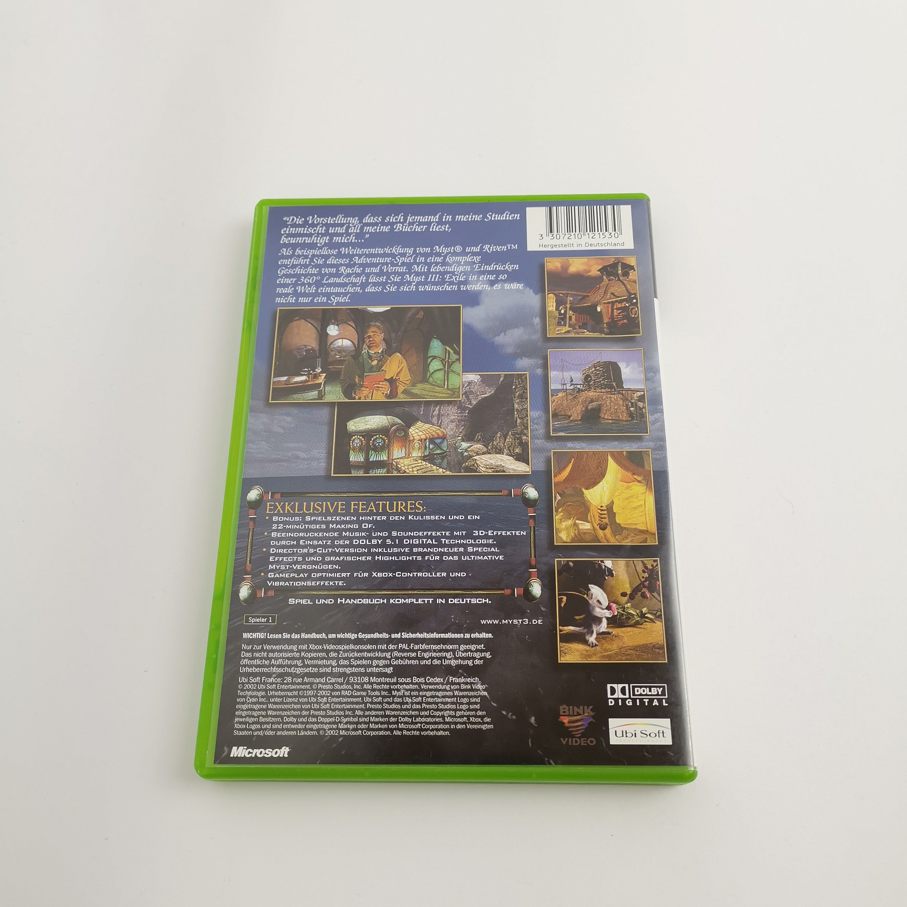 Microsoft Xbox Classic Spiel – Myst III Exile (PAL OVP)