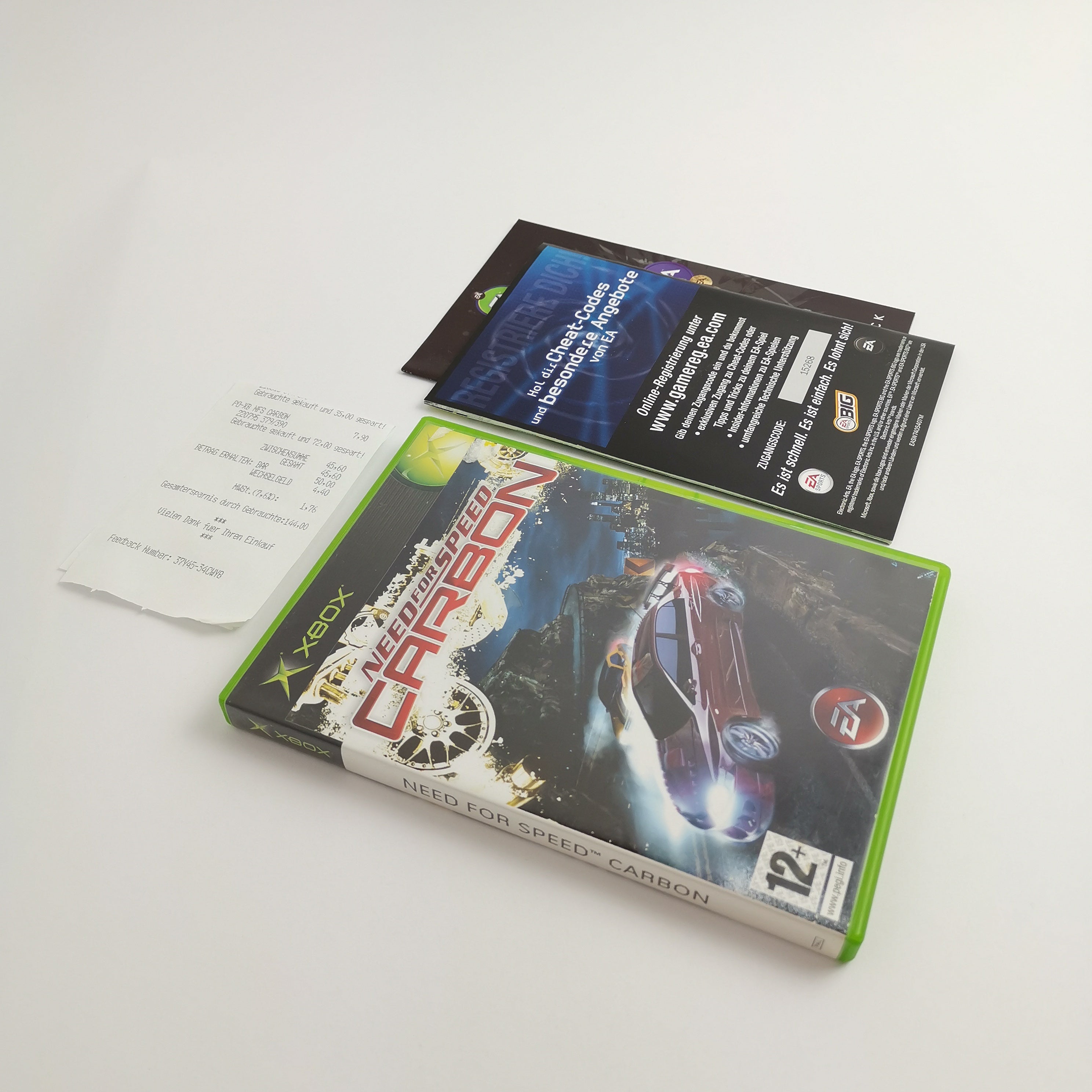Microsoft Xbox Classic Spiel – Need for Speed Carbon PAL OVP
