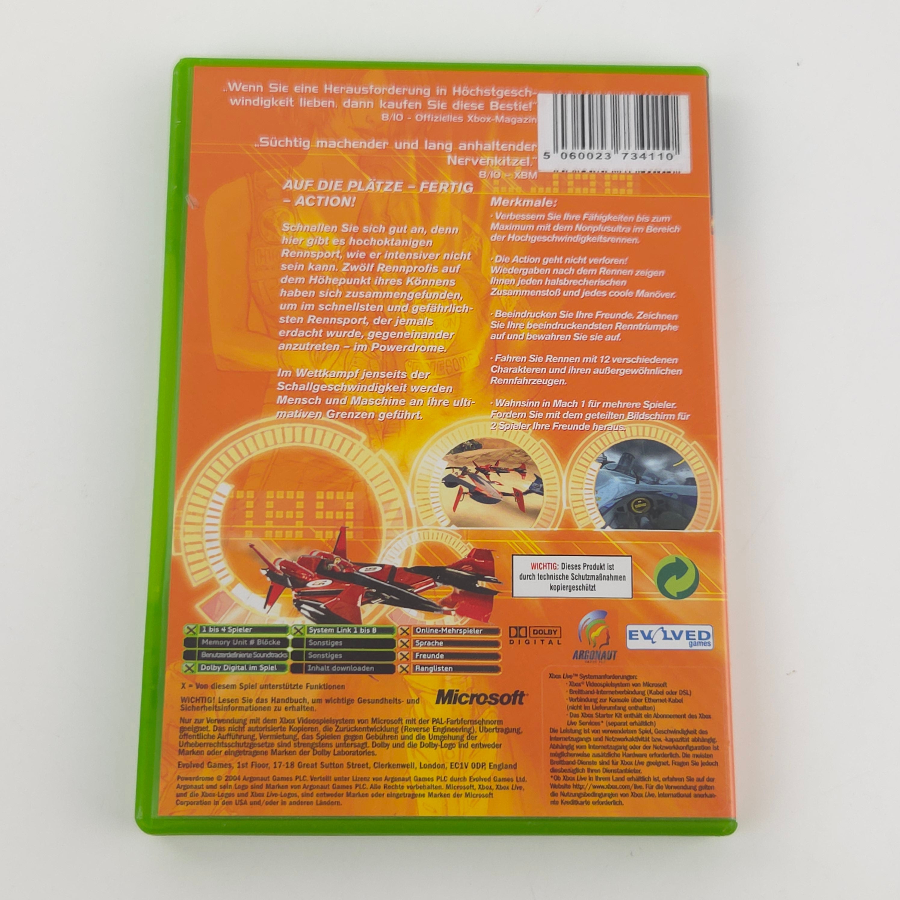 Microsoft Xbox Spiel Powerdrome OVP