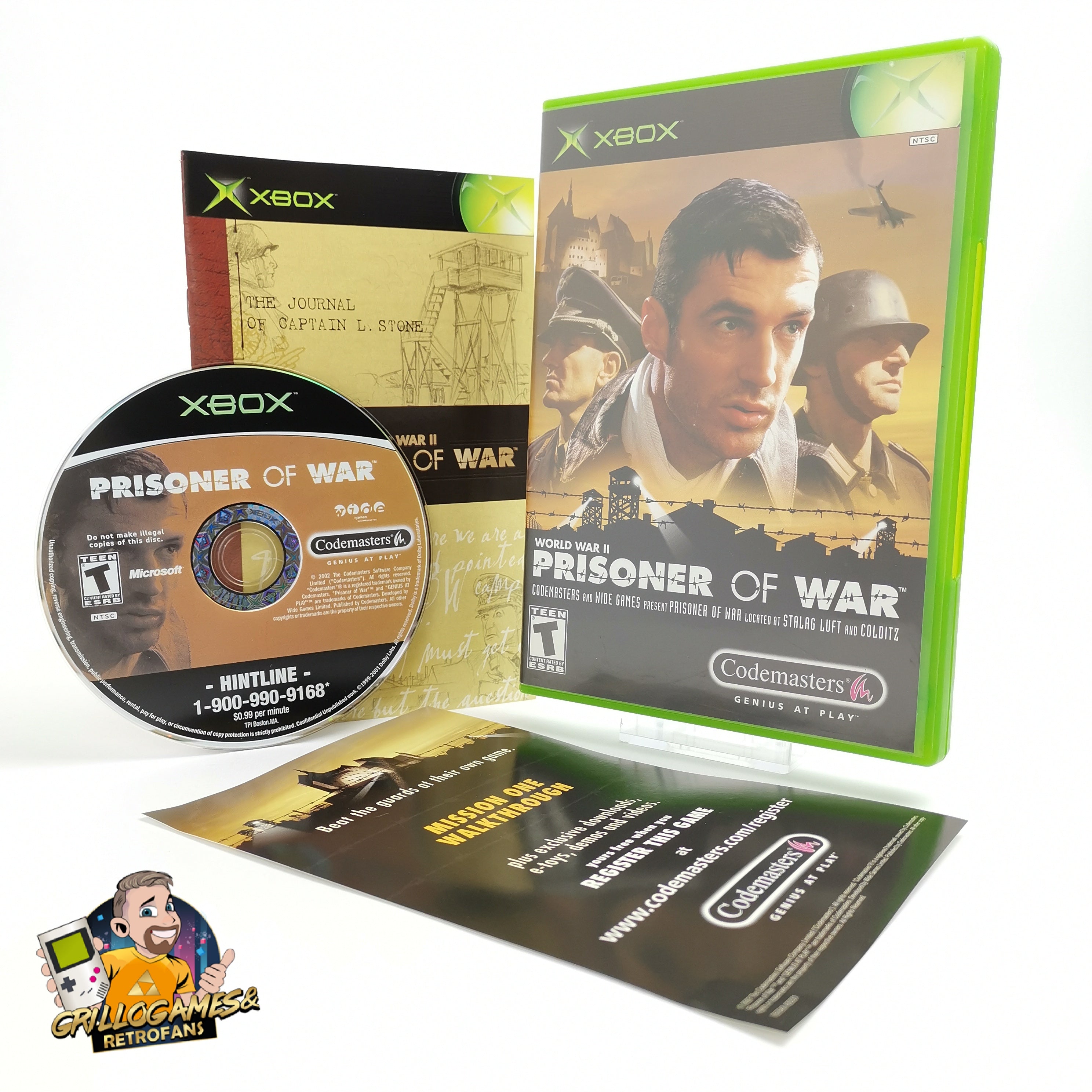 Microsoft Xbox Classic Spiel – Prisoner of War OVP NTSC-U/C