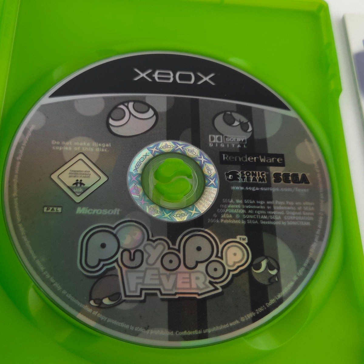 Microsoft Xbox Spiel Puyo Pop Fever OVP