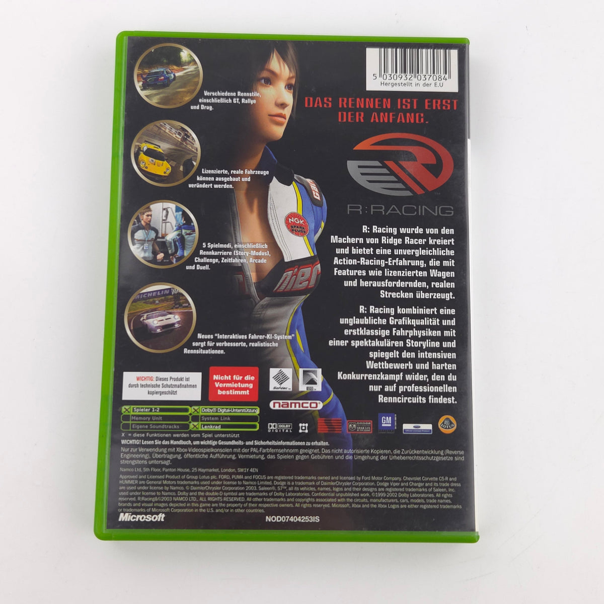 Xbox Spiel R Racing OVP