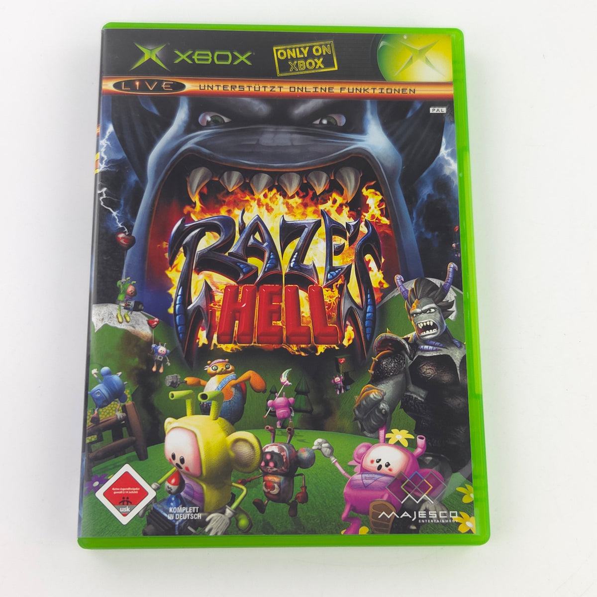 Xbox Spiel Razes Hell USK18 OVP PAL