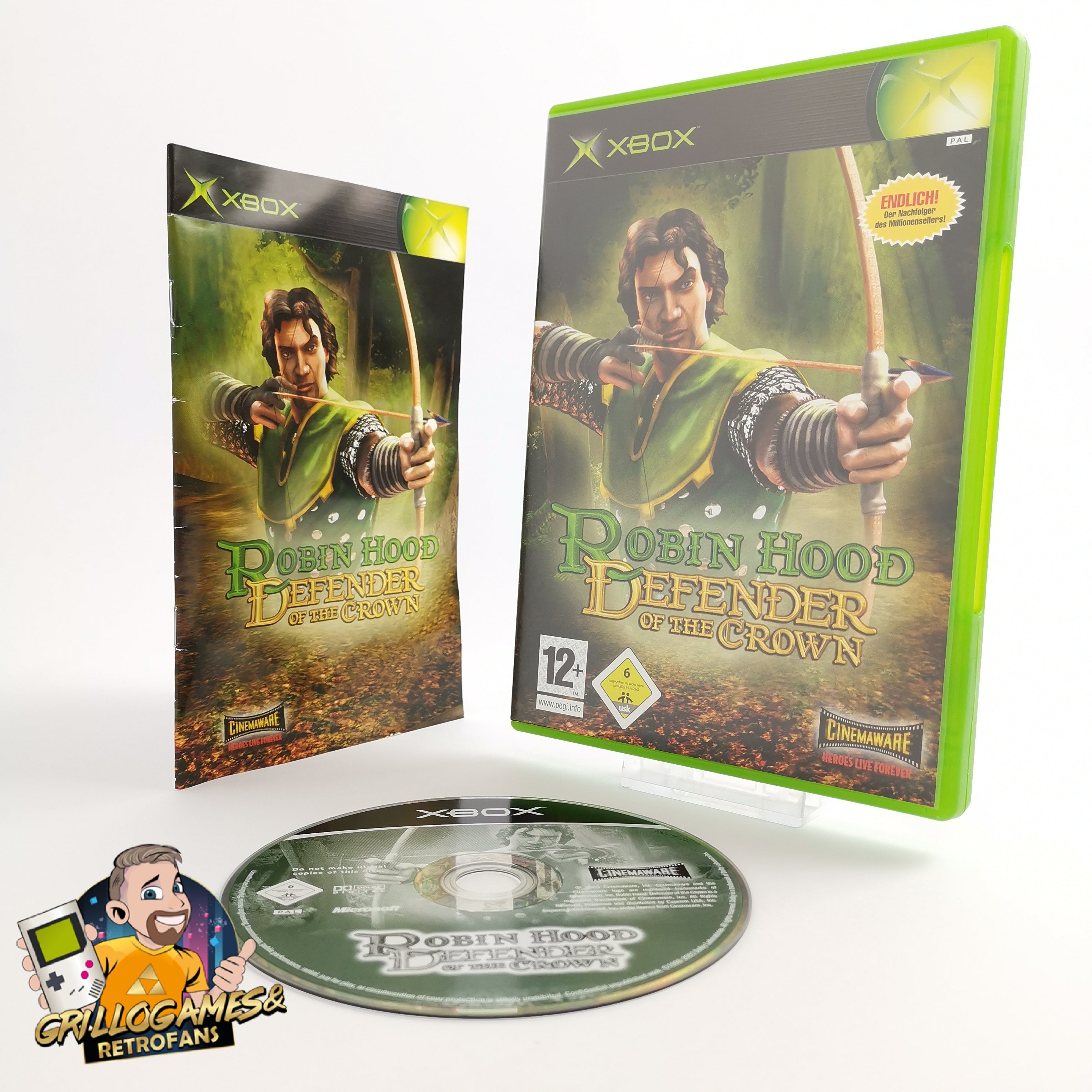 Xbox Classic Spiel – Robin Hood Defender of the Crown OVP PAL