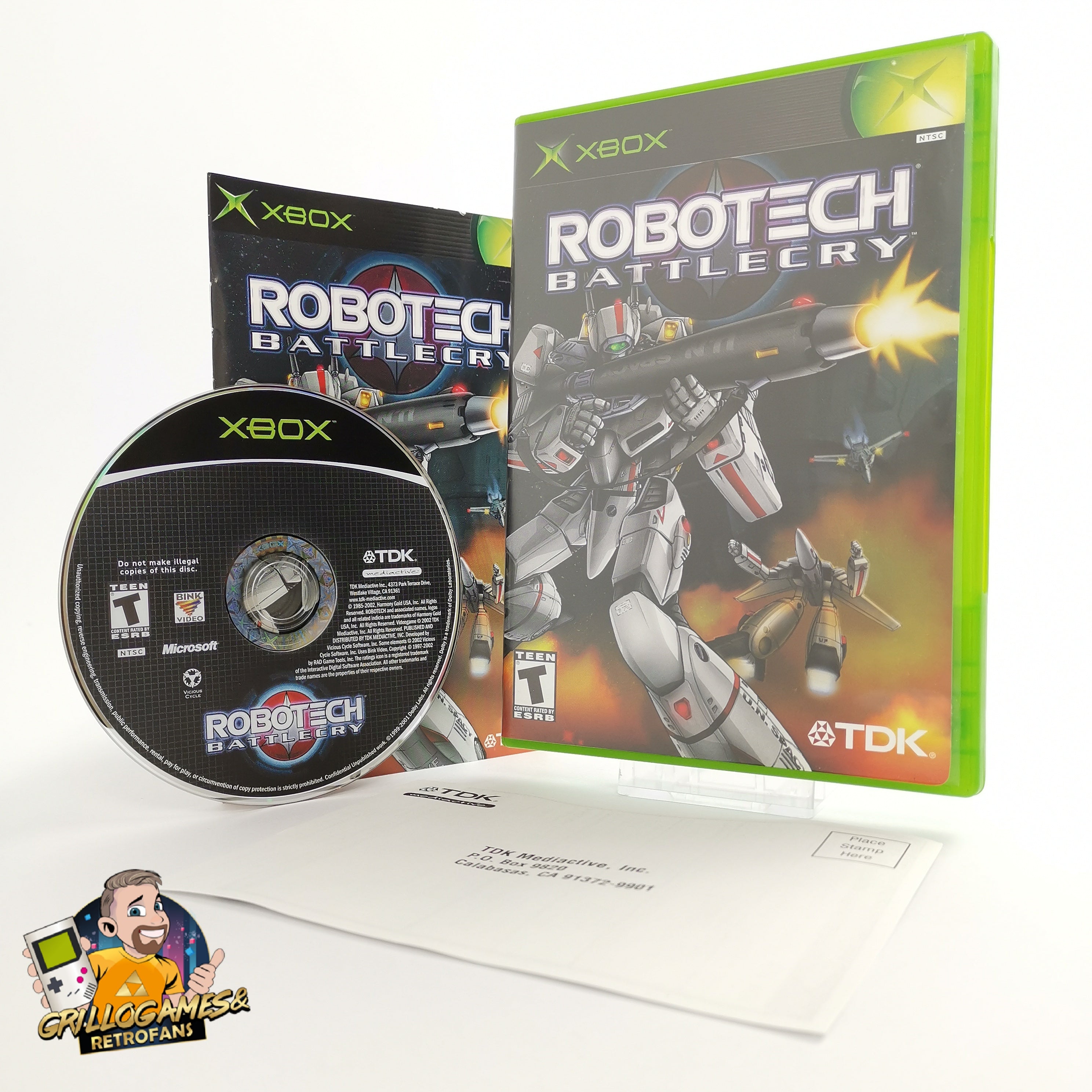 Xbox Classic Spiel – Robotech Battlecry (NTSC-U/C OVP)