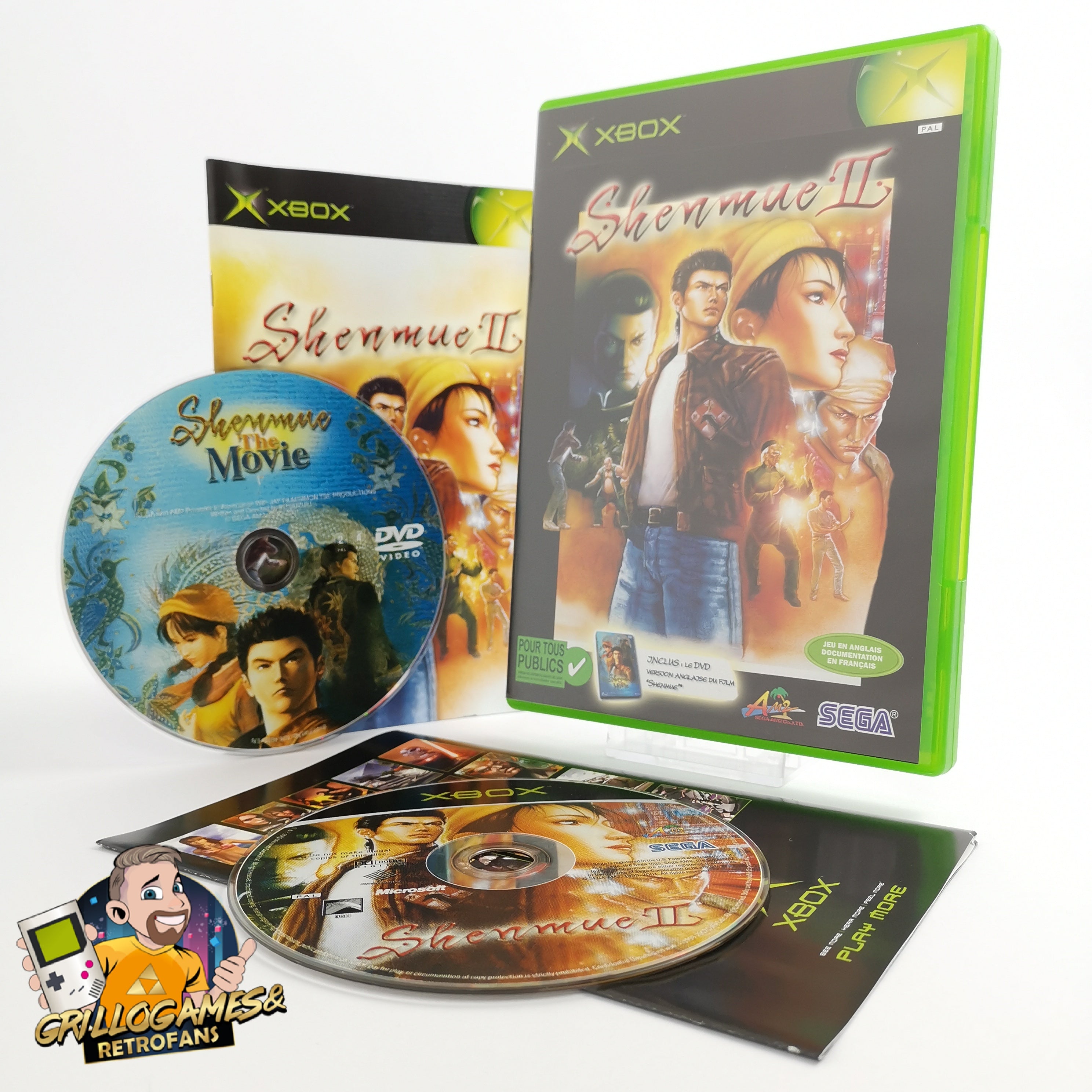 Microsoft Xbox Classic Spiel – Shenmue II 2 PAL OVP FRA