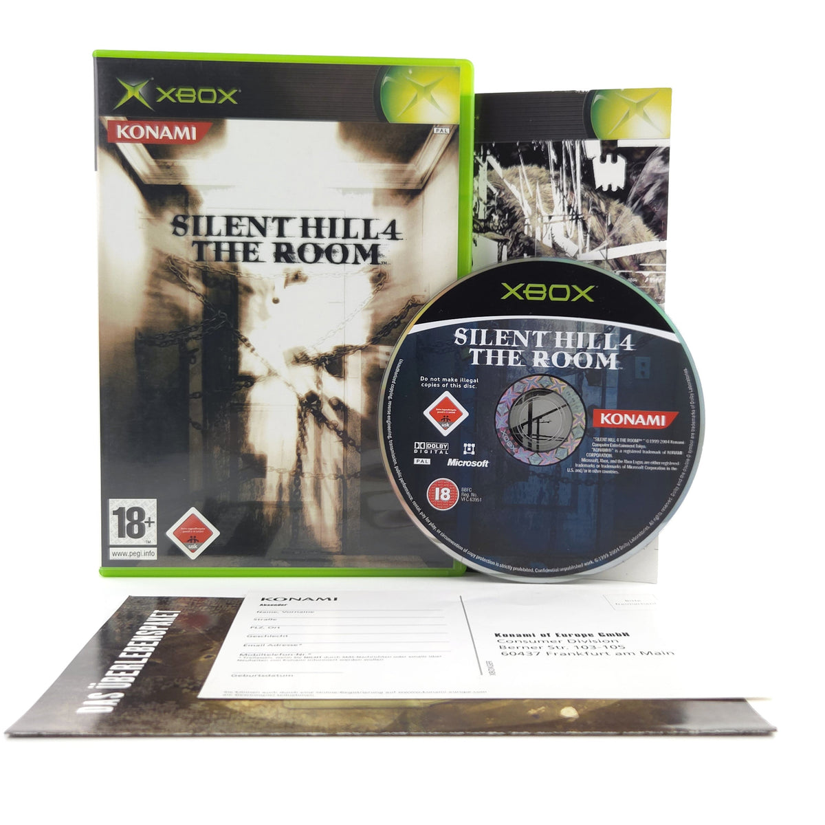 Microsoft Xbox Spiel Silent Hill 4 OVP