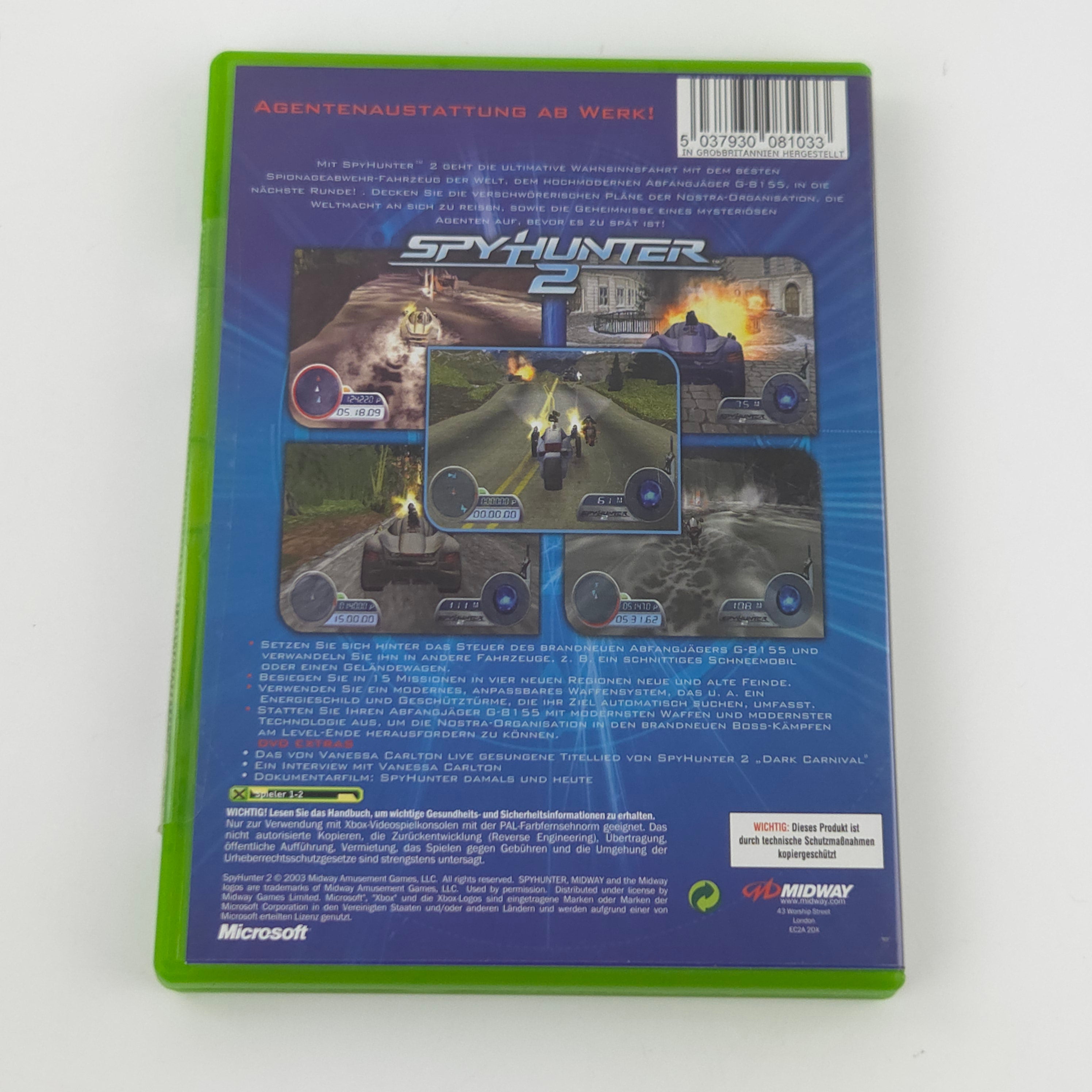 Microsoft Xbox Classic Spiel: Spyhunter 2 - Neu versiegelt (DE PAL OVP)