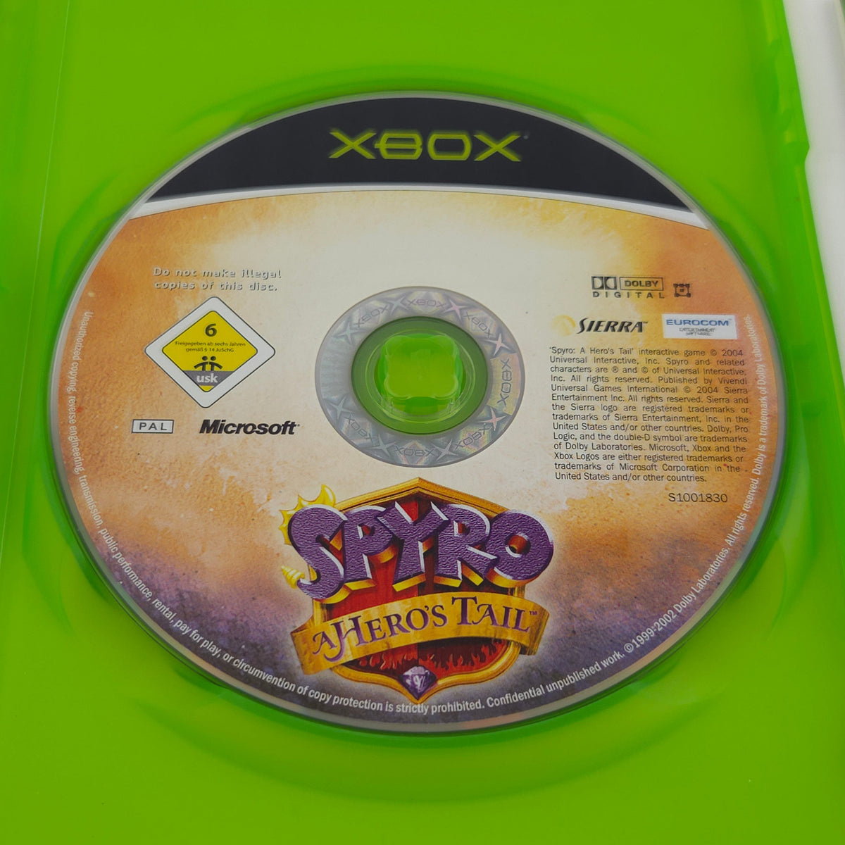 Microsoft Xbox Spiel Spyro A Heros Tail OVP PAL