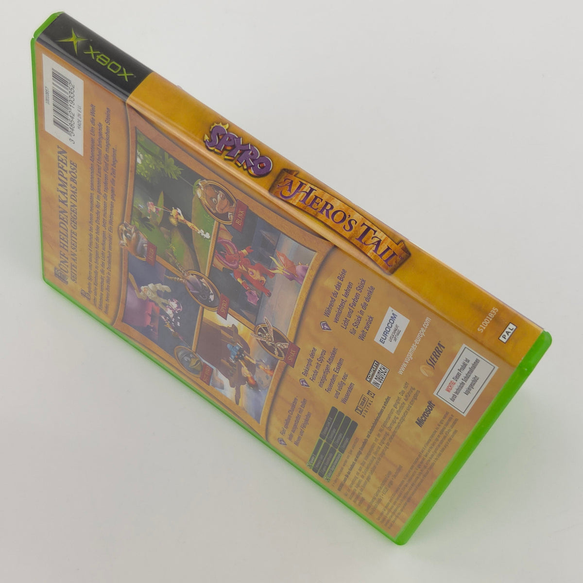 Microsoft Xbox Spiel Spyro A Heros Tail OVP PAL