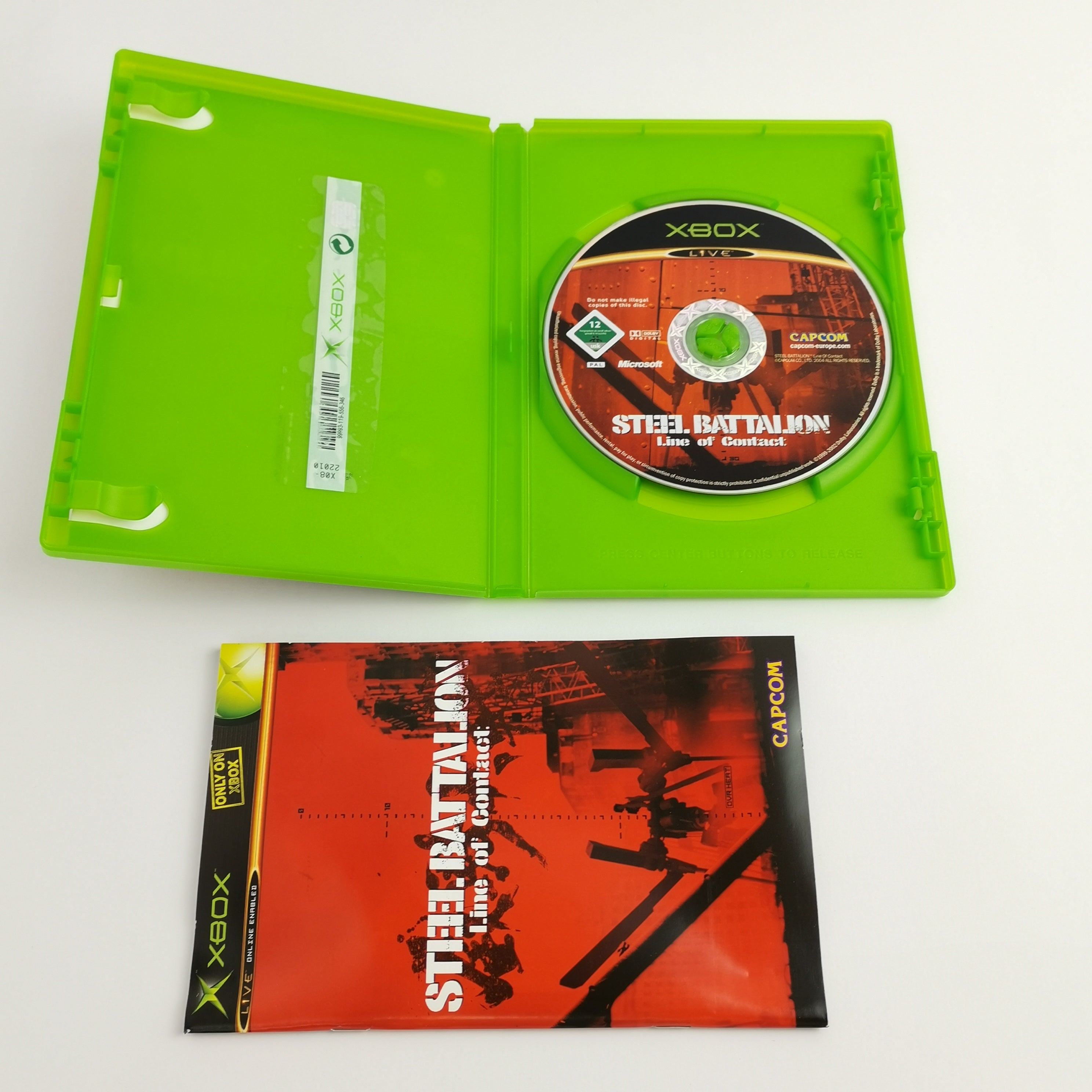 Xbox Classic Spiel – Steel Battalion Line of Contact OVP